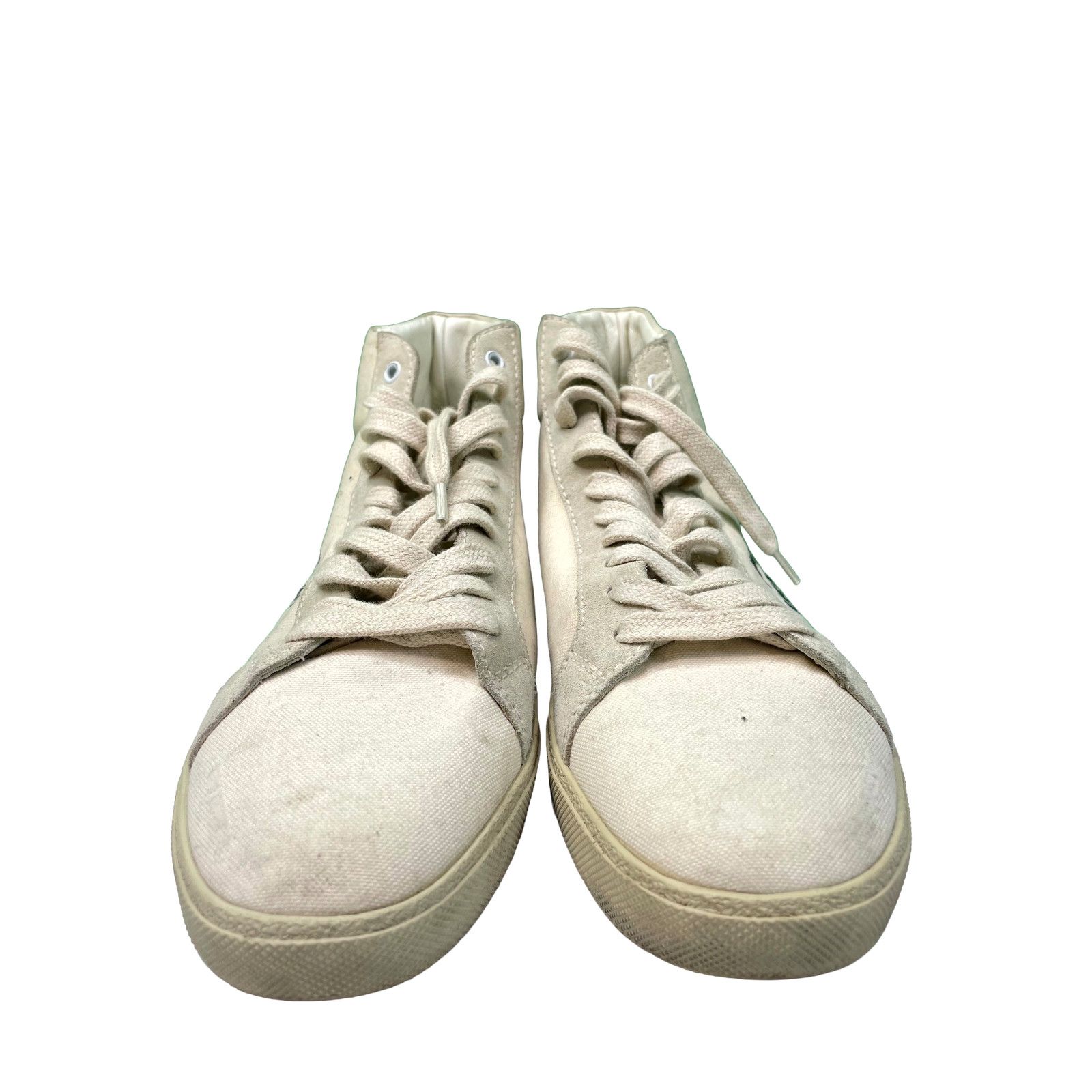 Saint Laurent Paris YSL Tan Hi White Sneakers Size US 9 / IT 39 - 3 Thumbnail