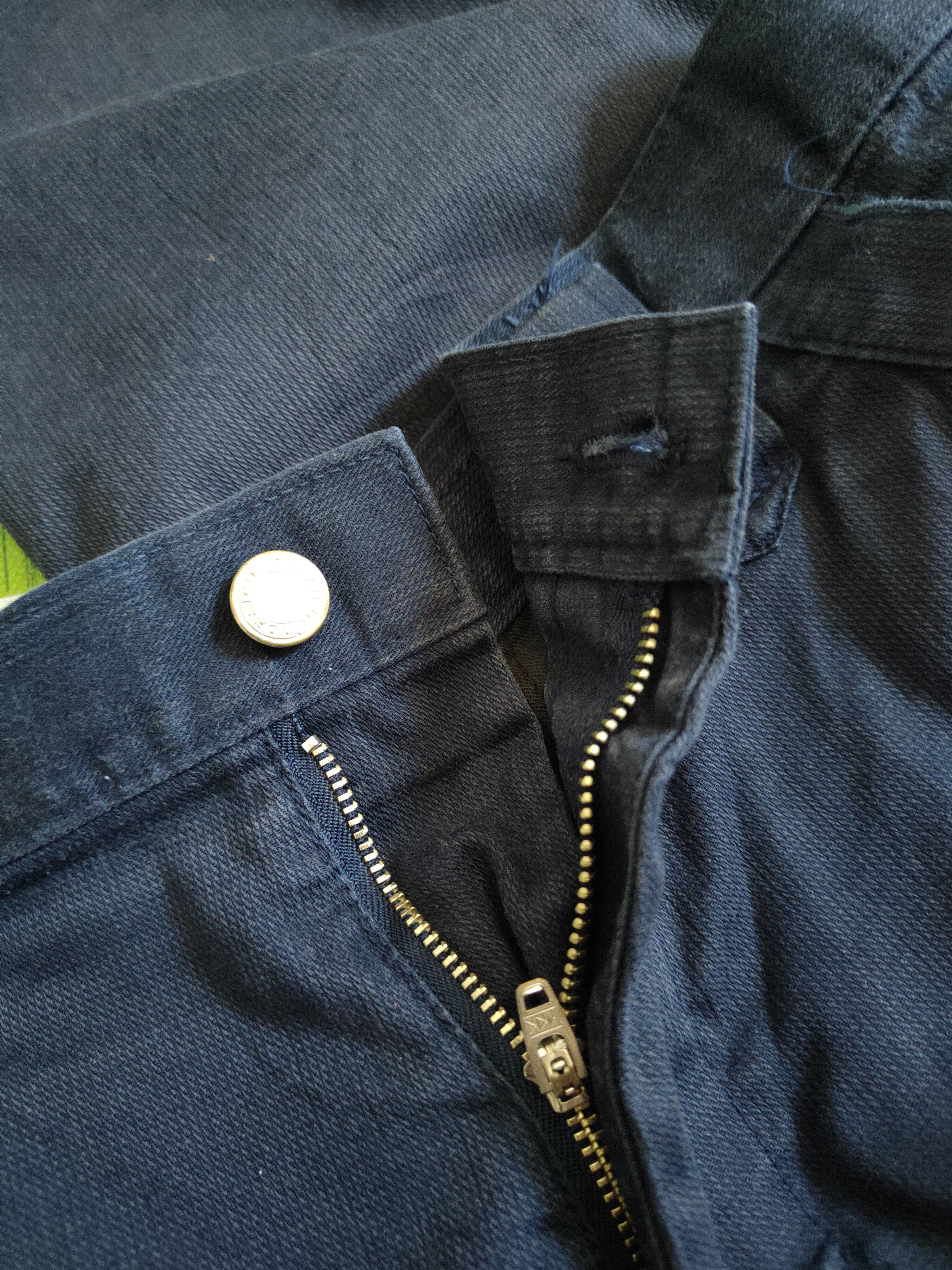 Japanese Brand Vintage Japanese Faded Dark Blue Cargo Pants N#S44 Size US 31 - 15 Thumbnail