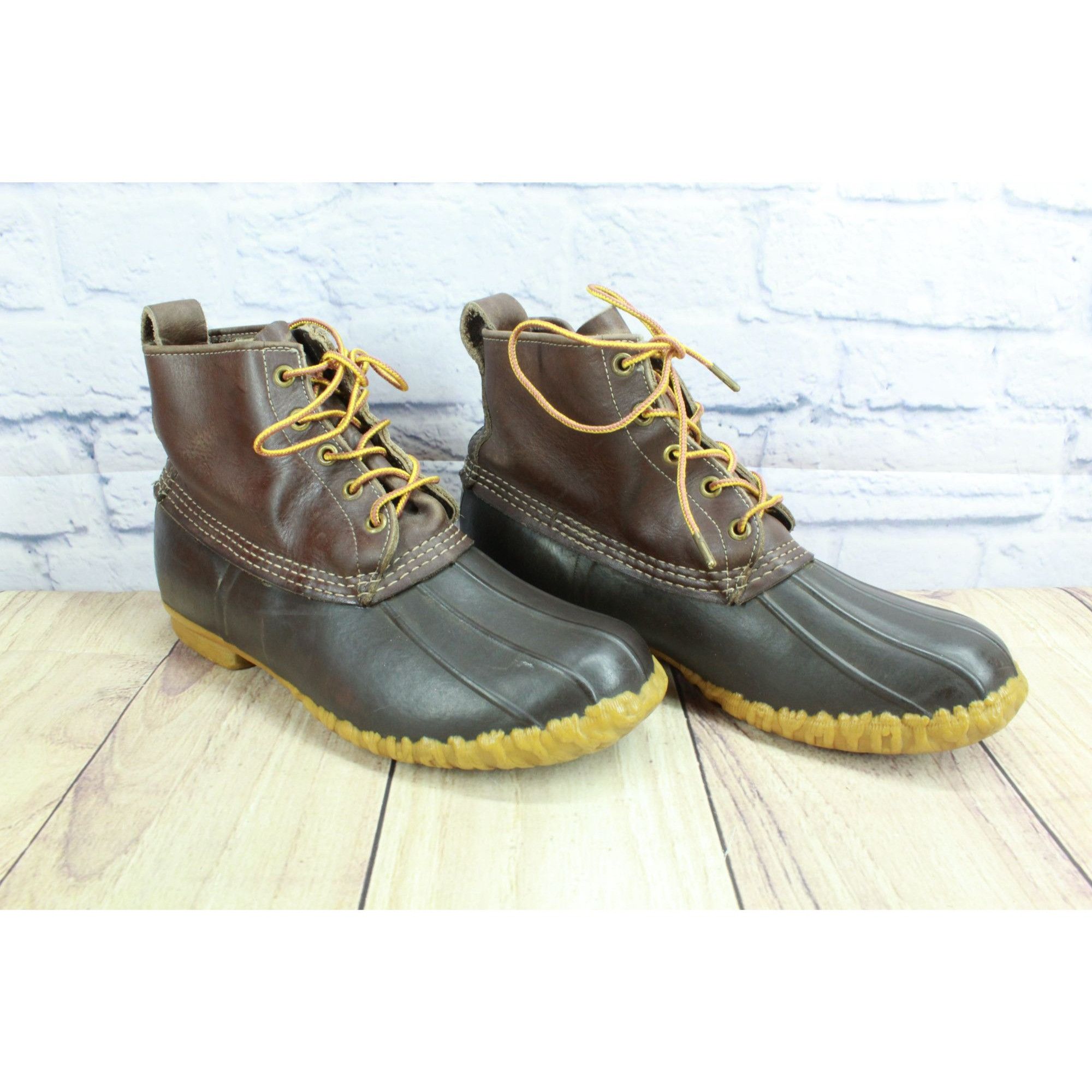 L.L. Bean Vintage LL Bean Brown Leather Hunting Duck Boots Size 9 Size US 9 / EU 42 - 3 Thumbnail