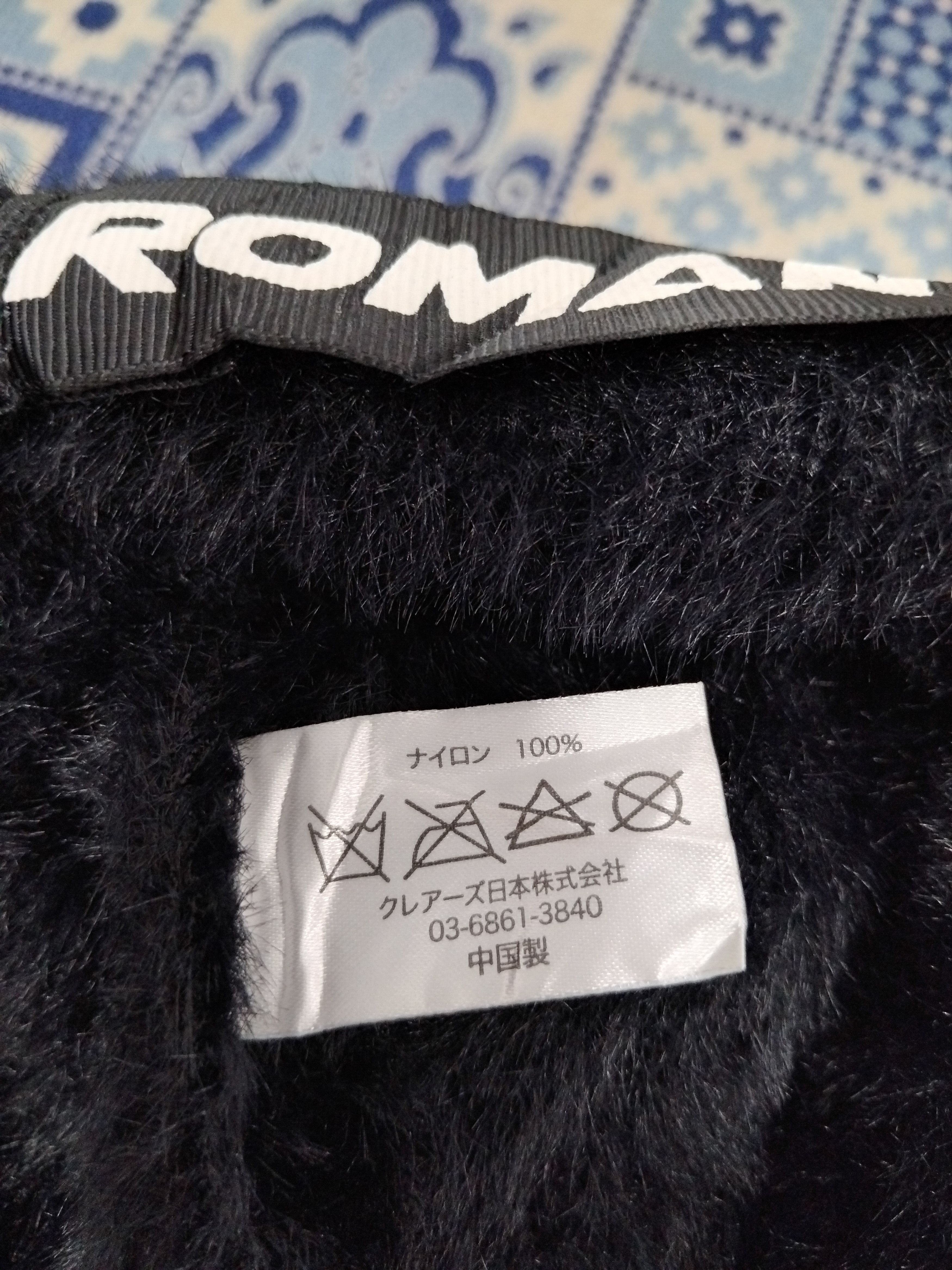 Japanese Brand 💥Romantic black colour fur beanie Size ONE SIZE - 3 Thumbnail