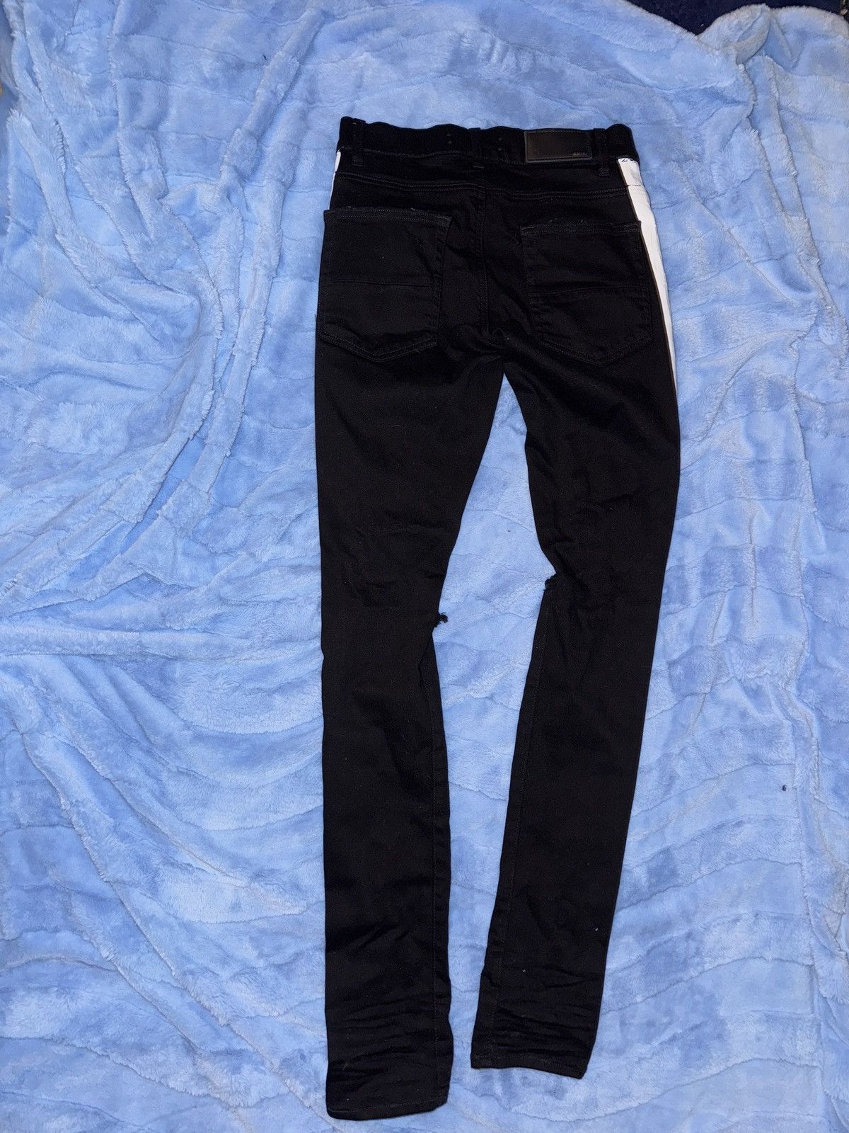 Amiri Amiri Black Striped Jeans Size US 28 / EU 44 - 7 Thumbnail