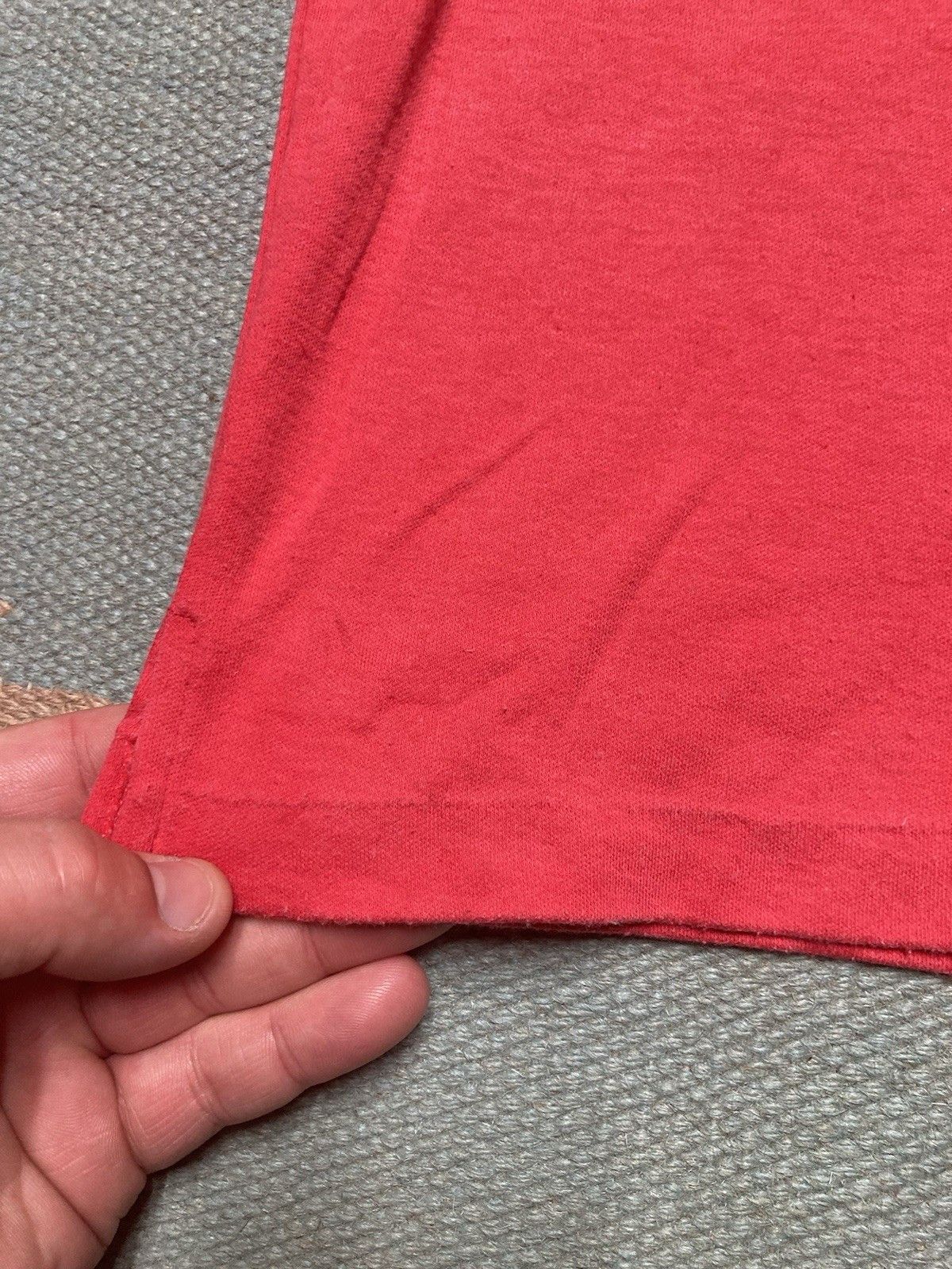 Vintage Vintage 80s polo shirt blank soft cotton blend women’s large Size L / US 10 / IT 46 - 6 Thumbnail