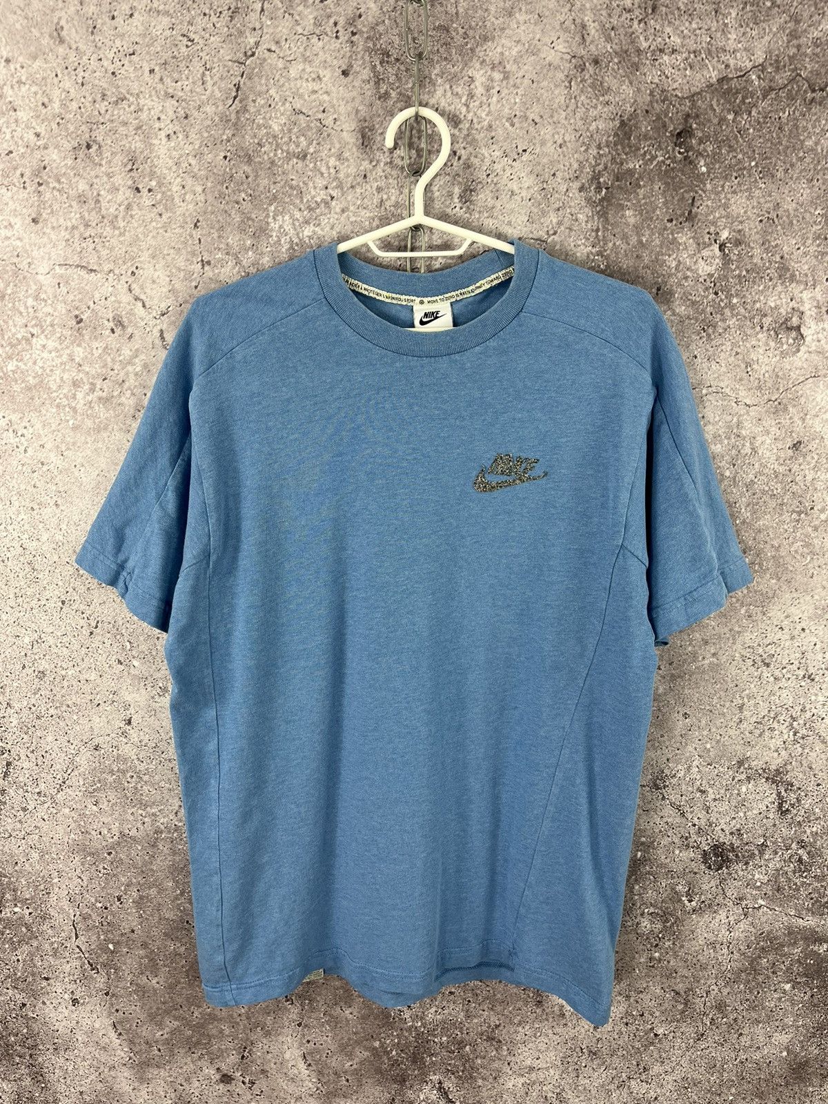 Nike Nike T-Shirt Move To Zero Small Spell Out Logo Y2K Size S Size US S / EU 44-46 / 1 - 1 Thumbnail