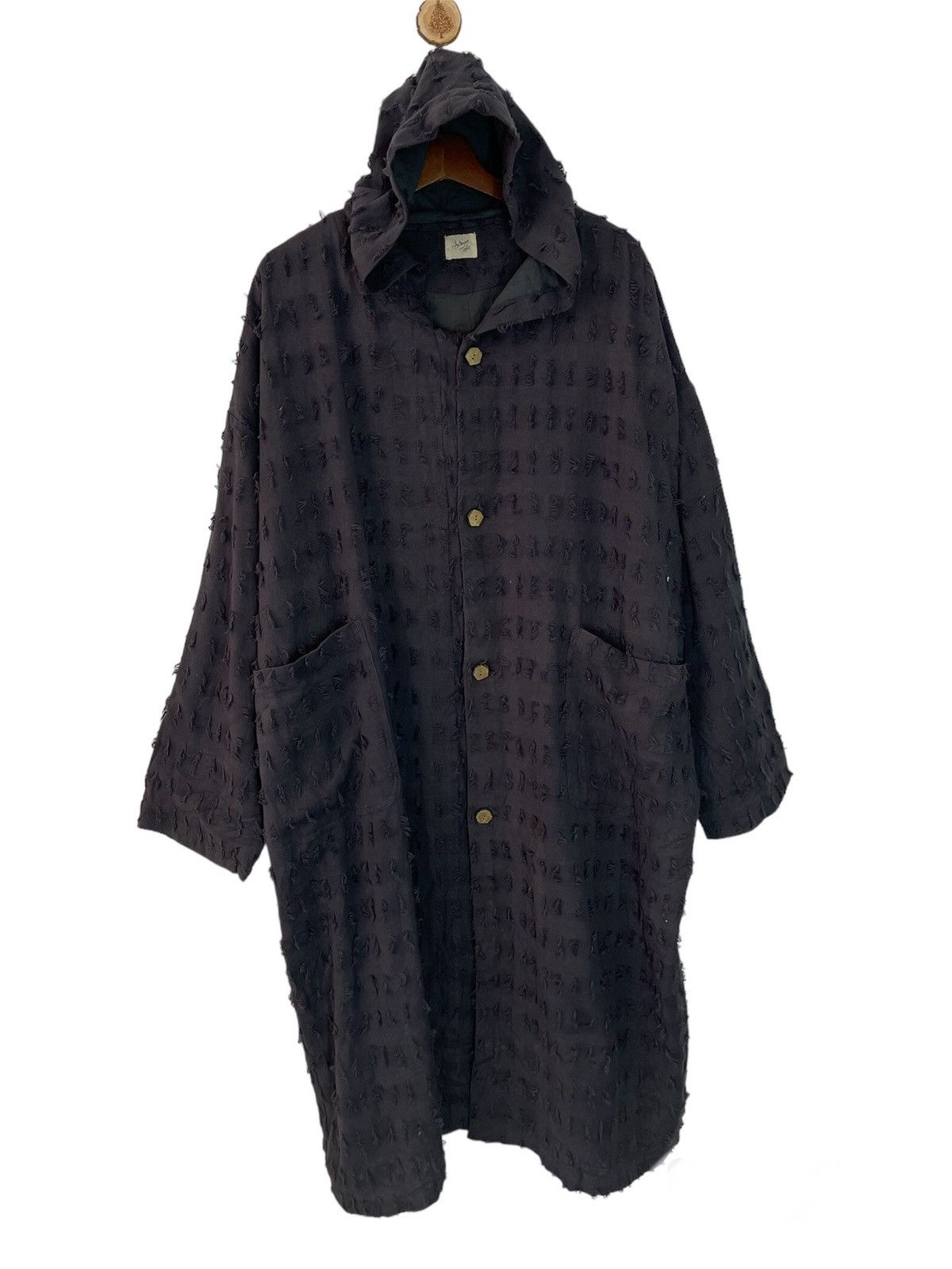 Designer × Japanese Brand VINTAGE ANTENNE TROIS DESIGNER LONG COAT Size US XL / EU 56 / 4 - 1 Thumbnail