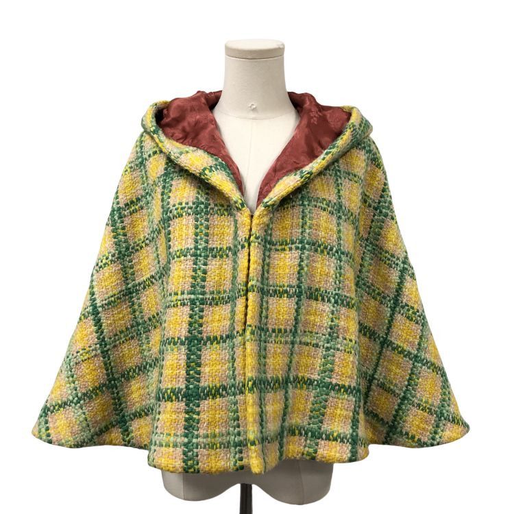 Gucci Gucci Plaid Hooded Cape Size M Size M / US 6-8 / IT 42-44 - 1 Thumbnail