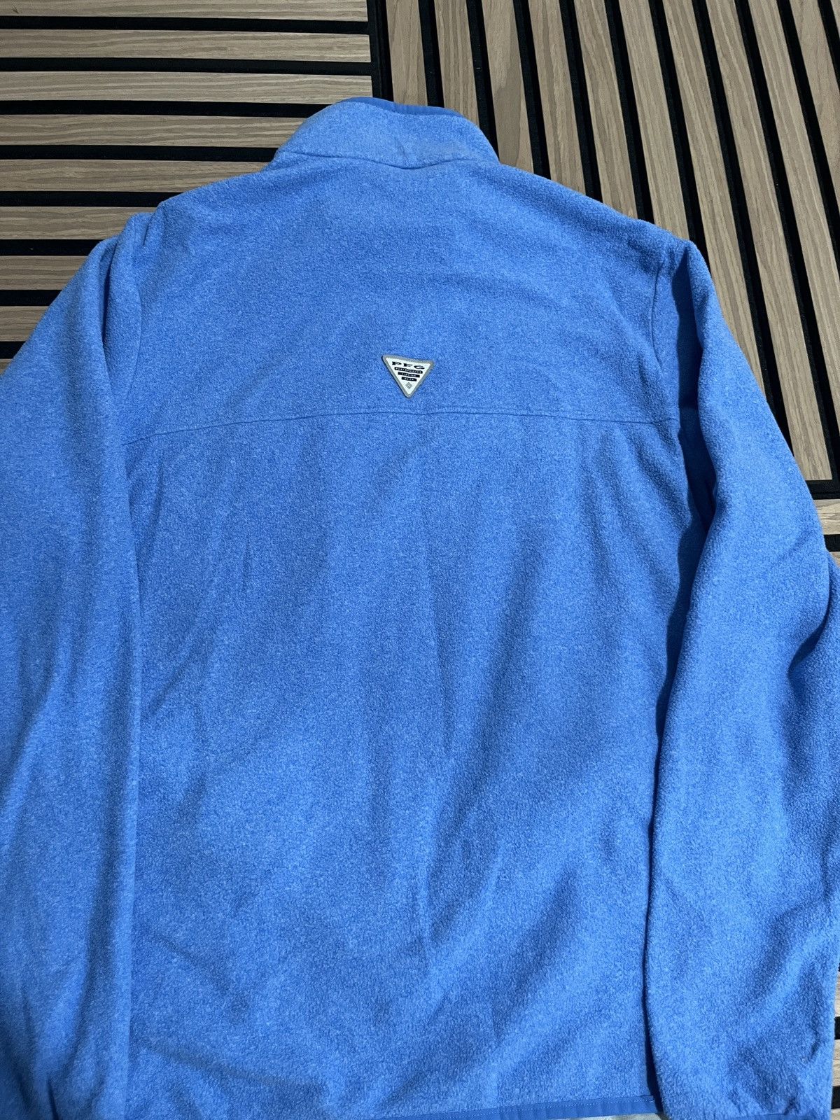 Columbia Columbia PFG Jacket women’s L 1/4 Zip Blue Fleece Pullover Size L / US 10 / IT 46 - 5 Thumbnail