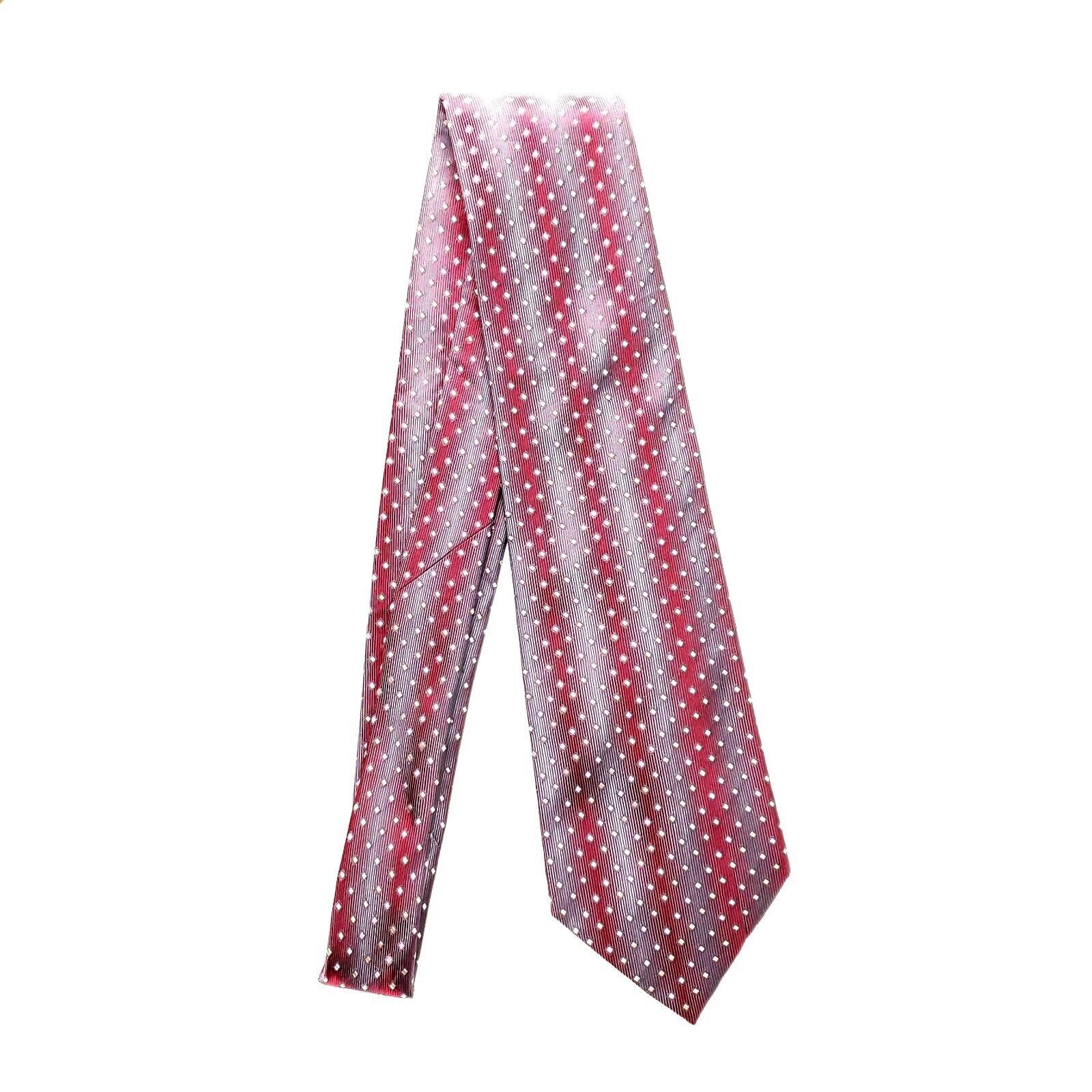 Alfani Alfani Silk Tie Woven Red Geometric Size ONE SIZE - 6 Thumbnail