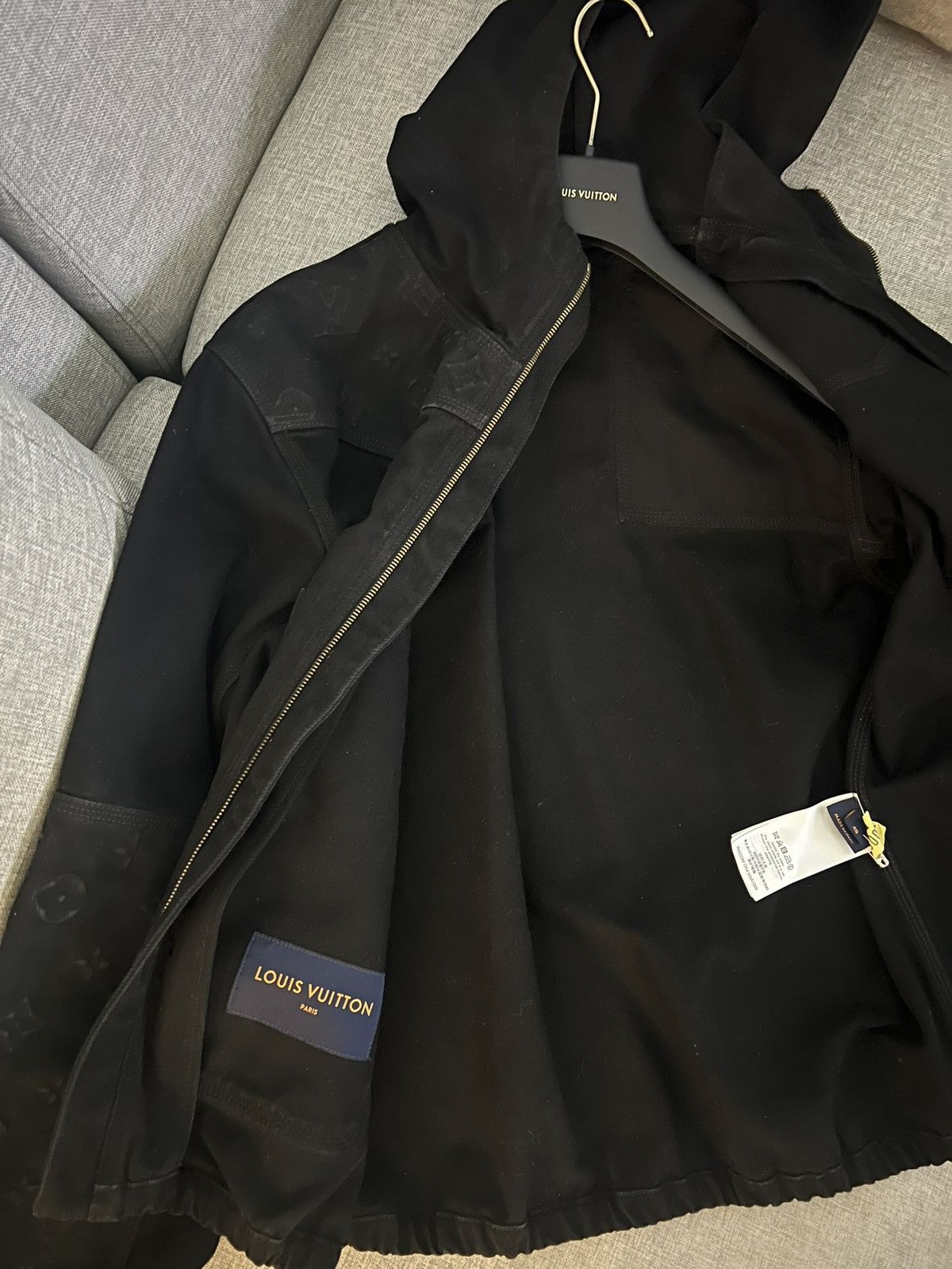 Louis Vuitton Louis Vuitton Monogram Denim Black Jacket Size US M / EU 48-50 / 2 - 5 Thumbnail