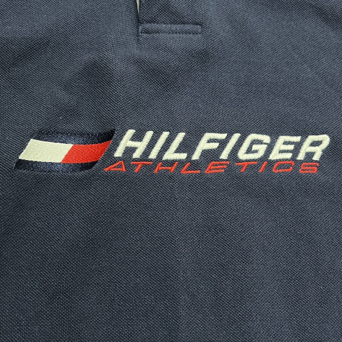 Tommy Hilfiger × Vintage Vintage Tommy Hilfiger Athletics Polo Shirt Size US S / EU 44-46 / 1 - 3 Thumbnail