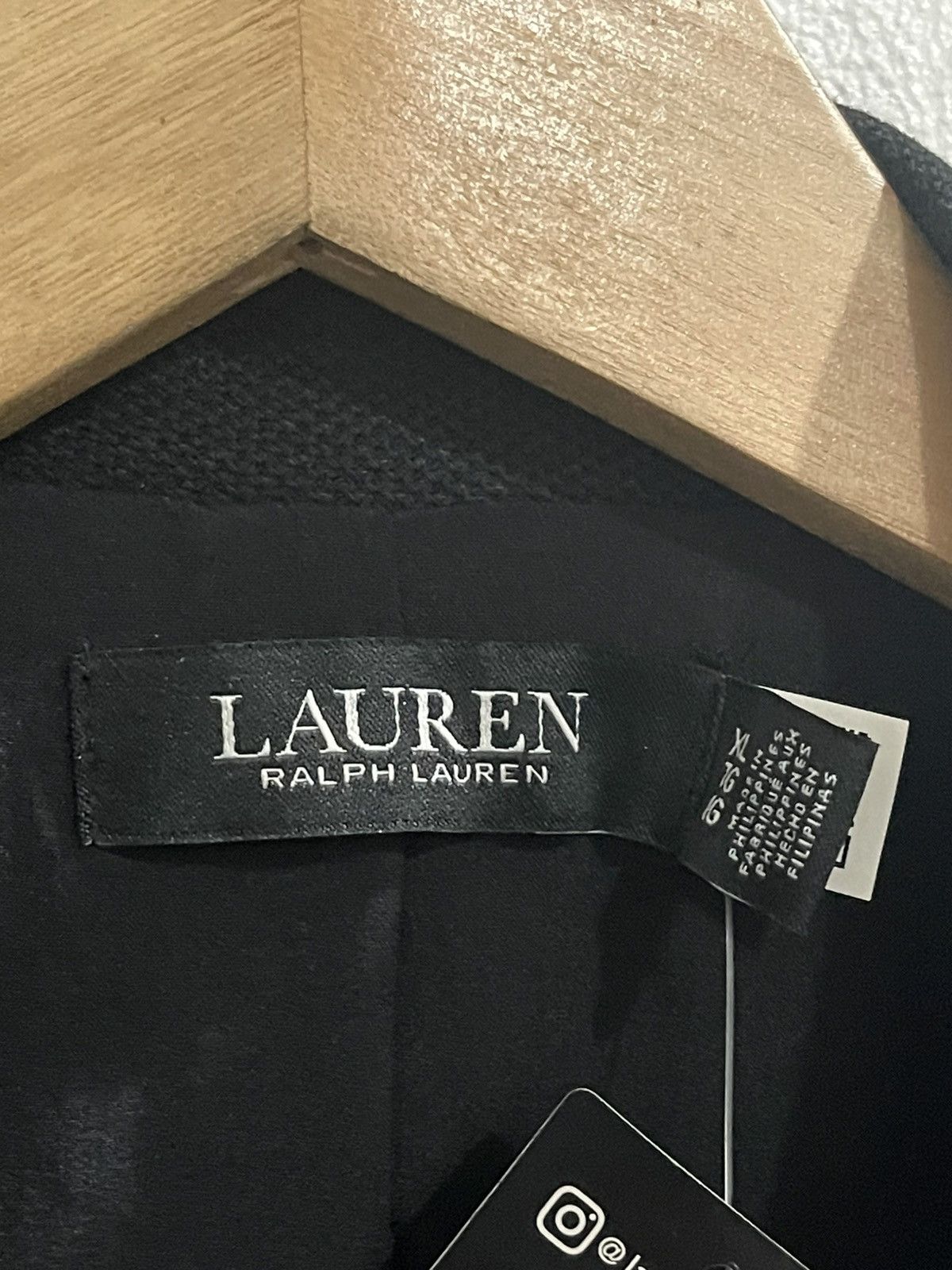 Lauren Ralph Lauren × Ralph Lauren Lauren Ralph Lauren Patch Jacquard Blazer Black Jacket Size L / US 10 / IT 46 - 13 Thumbnail