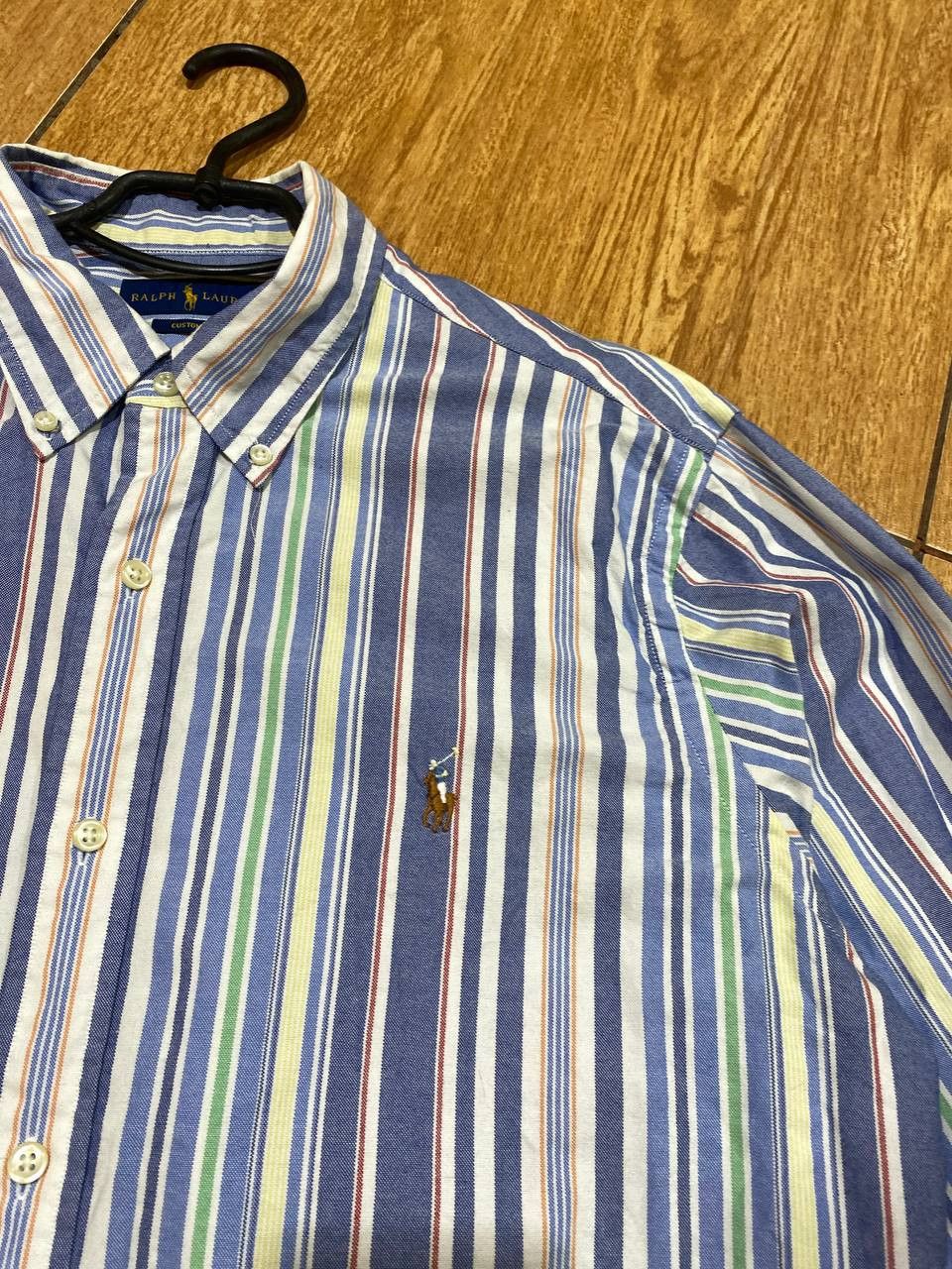 Polo Ralph Lauren Polo Ralph Lauren Custom Fit Striped Button Up Shirt Size L Size US L / EU 52-54 / 3 - 5 Thumbnail