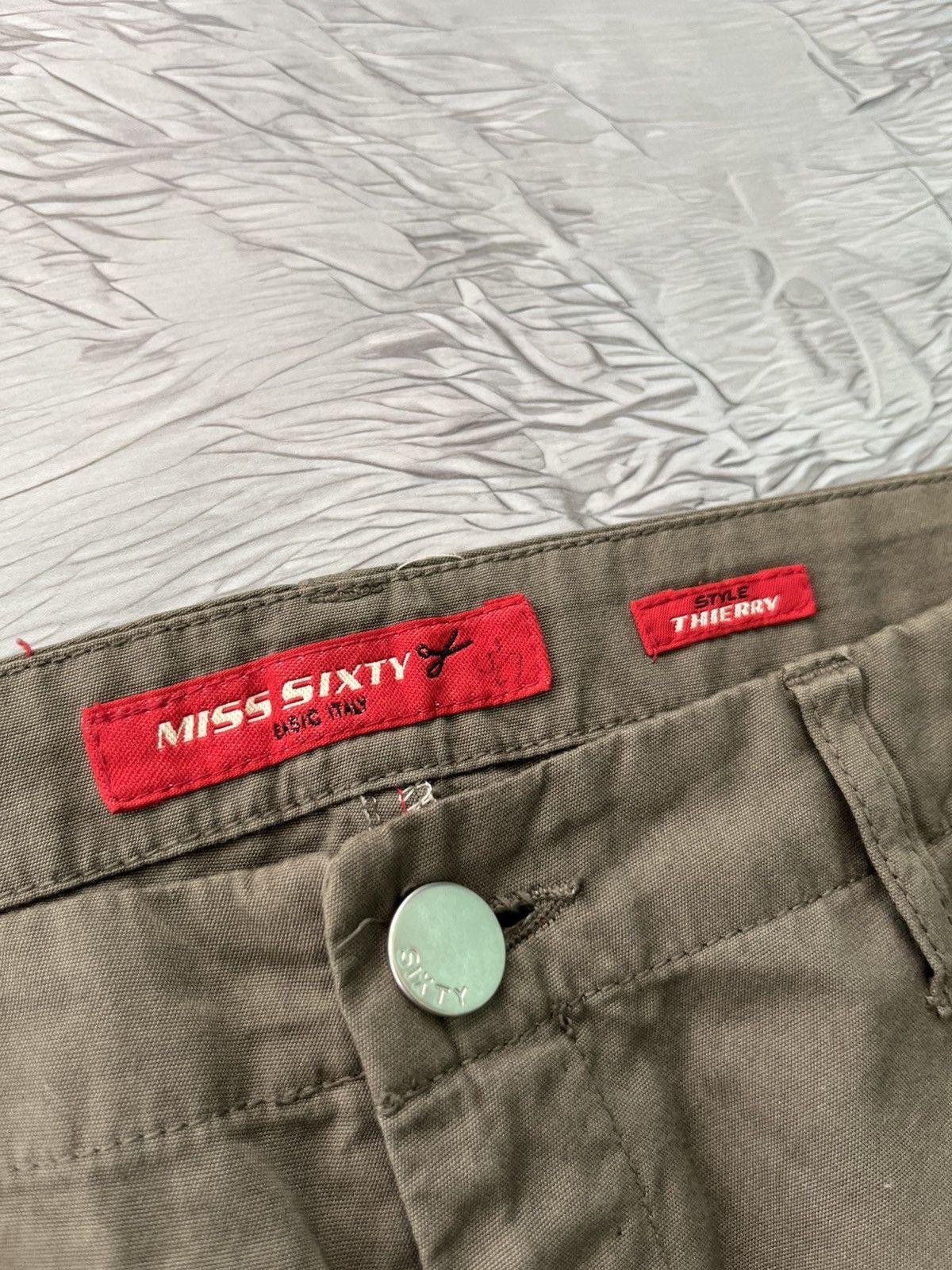 Miss Sixty Rare Miss Sixty Wide Leg Y2K Pants If Six Was Nine Beige Size 30" / US 8 / IT 44 - 6 Thumbnail