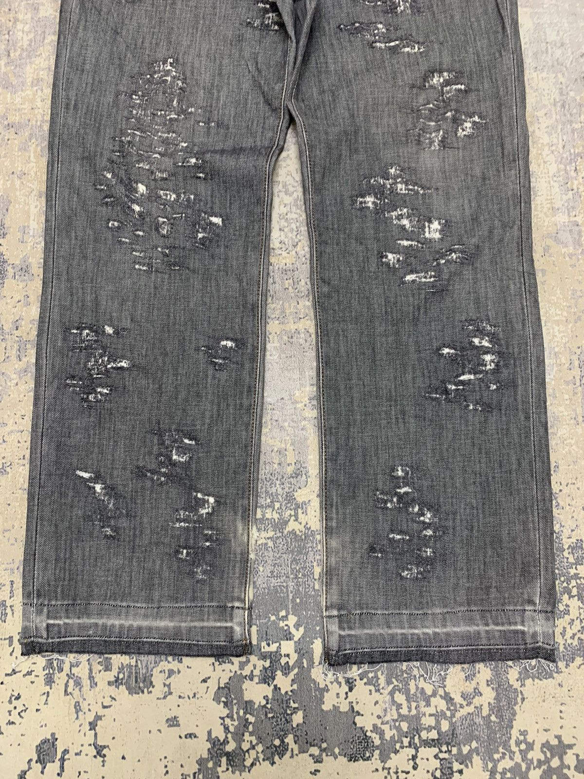 Japanese Brand Vintage Edwin Distressed Denim Kapital Boro Style 30x28 Size US 30 / EU 46 - 3 Thumbnail