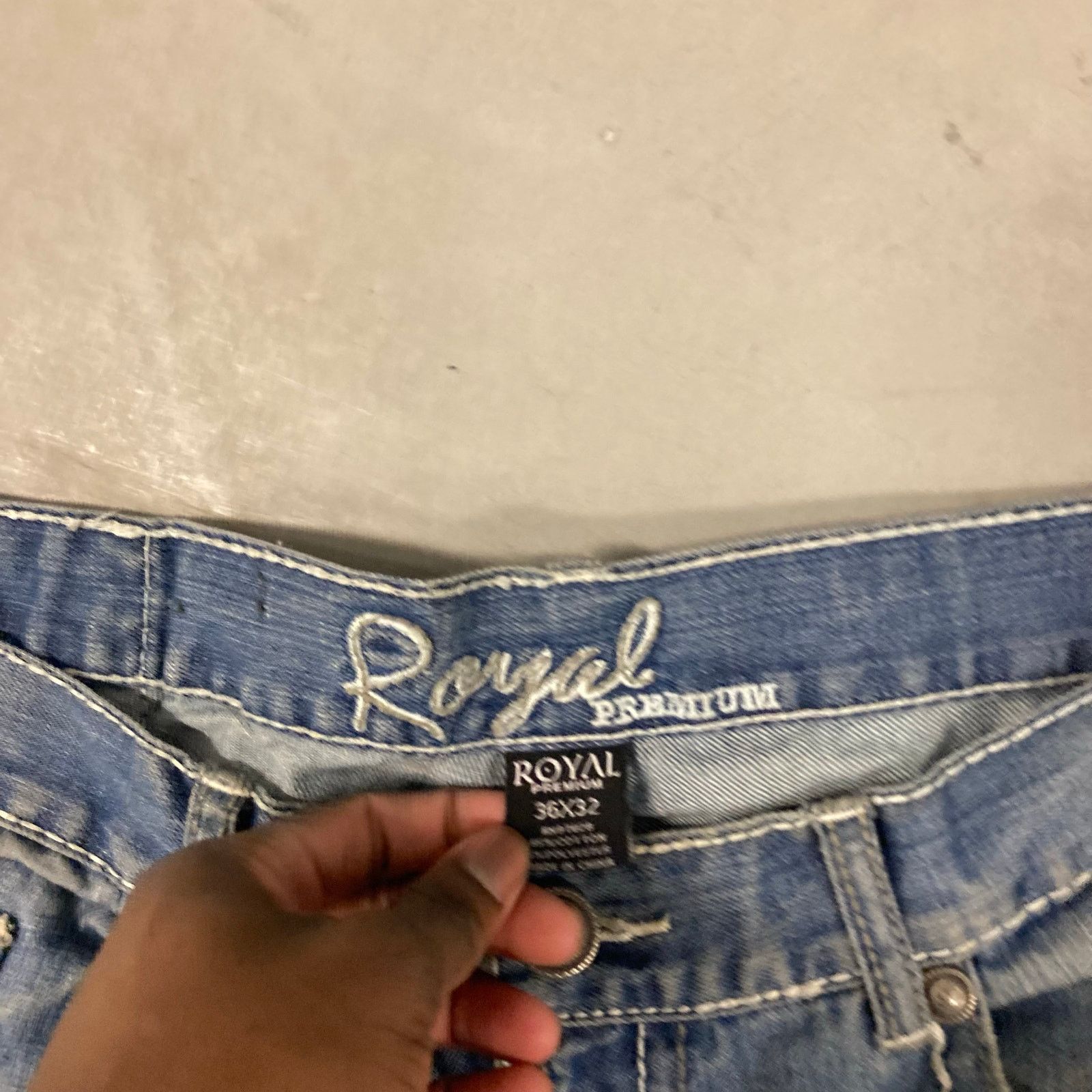 Vintage y2k royal premium western Jeans 36x32 Size US 36 / EU 52 - 4 Thumbnail