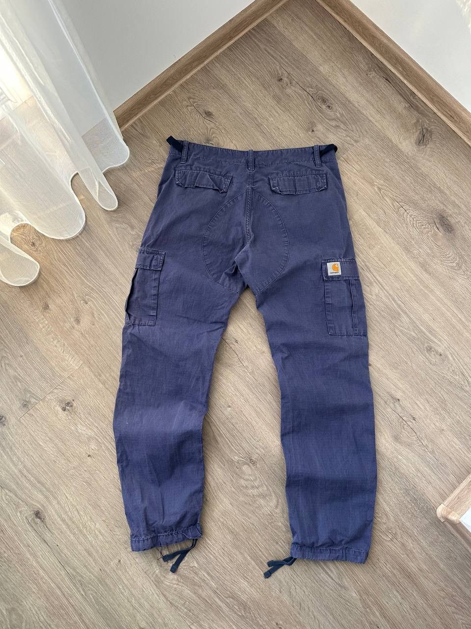 Carhartt × Carhartt Wip × Vintage Vintage Carhartt Aviation Blue Cargo Pants Size US 32 / EU 48 - 2 Thumbnail