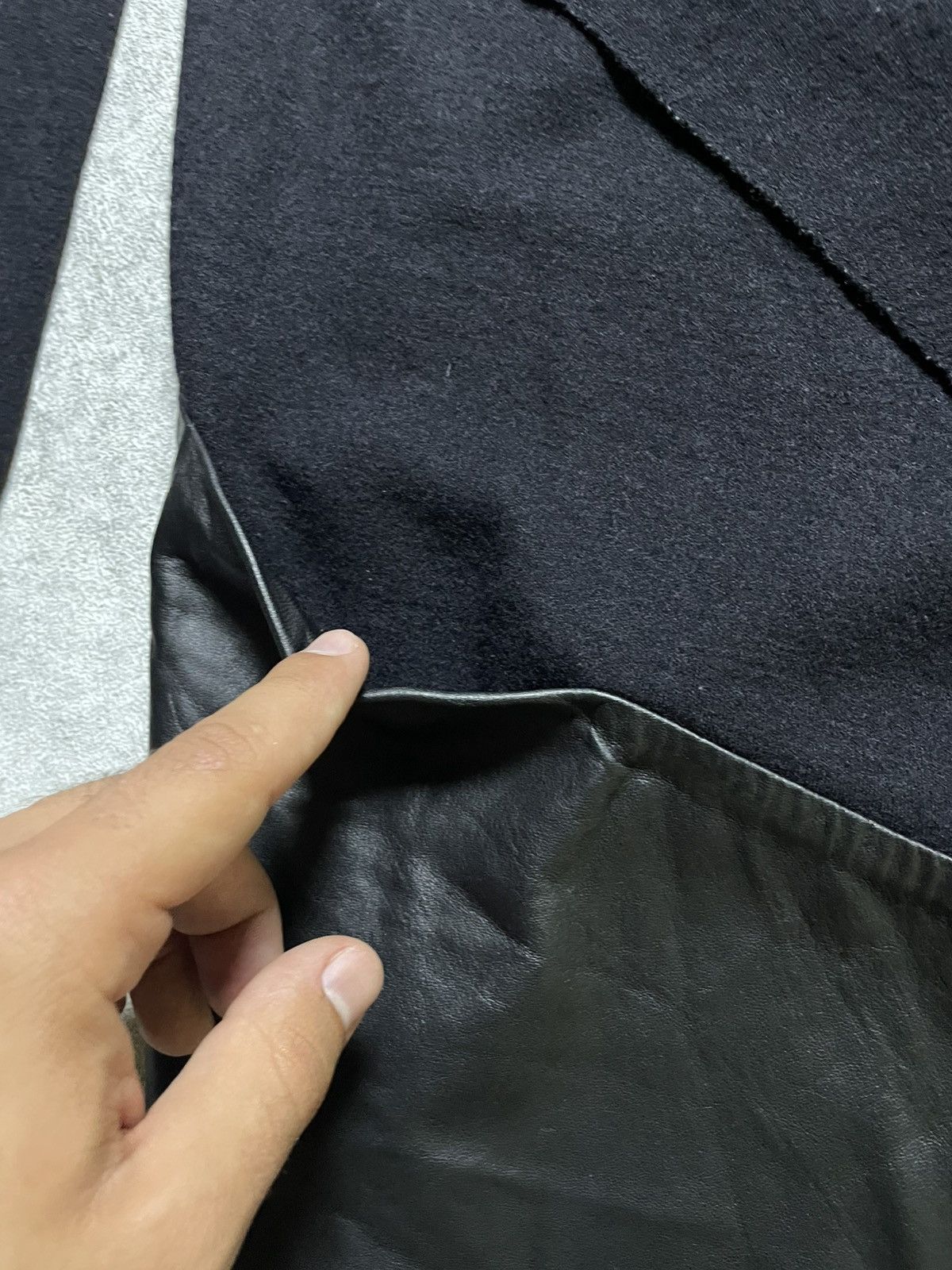 If Six Was Nine Skull (ANTEPRIMA) Rick Owens Black Linen Blazer Raw Edge Cut Size US M / EU 48-50 / 2 - 3 Thumbnail