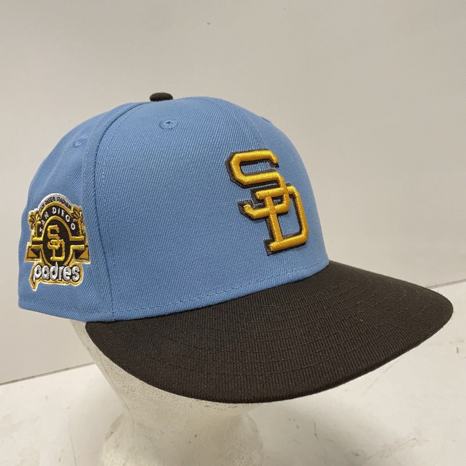 New Era New Era MLB San Diego Padres Sky Blue 59FIFTY Fitted Hat Cap Size ONE SIZE - 1 Thumbnail