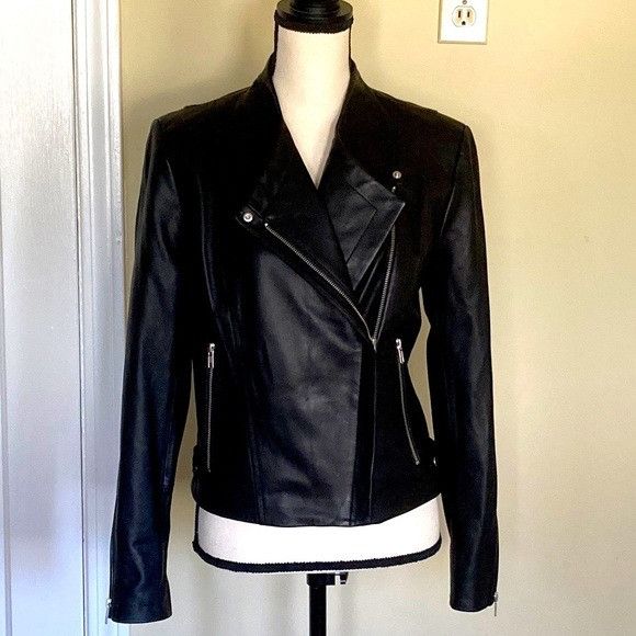 Theory Theory Phelan R Leather Jacket Size M / US 6-8 / IT 42-44 - 1 Thumbnail