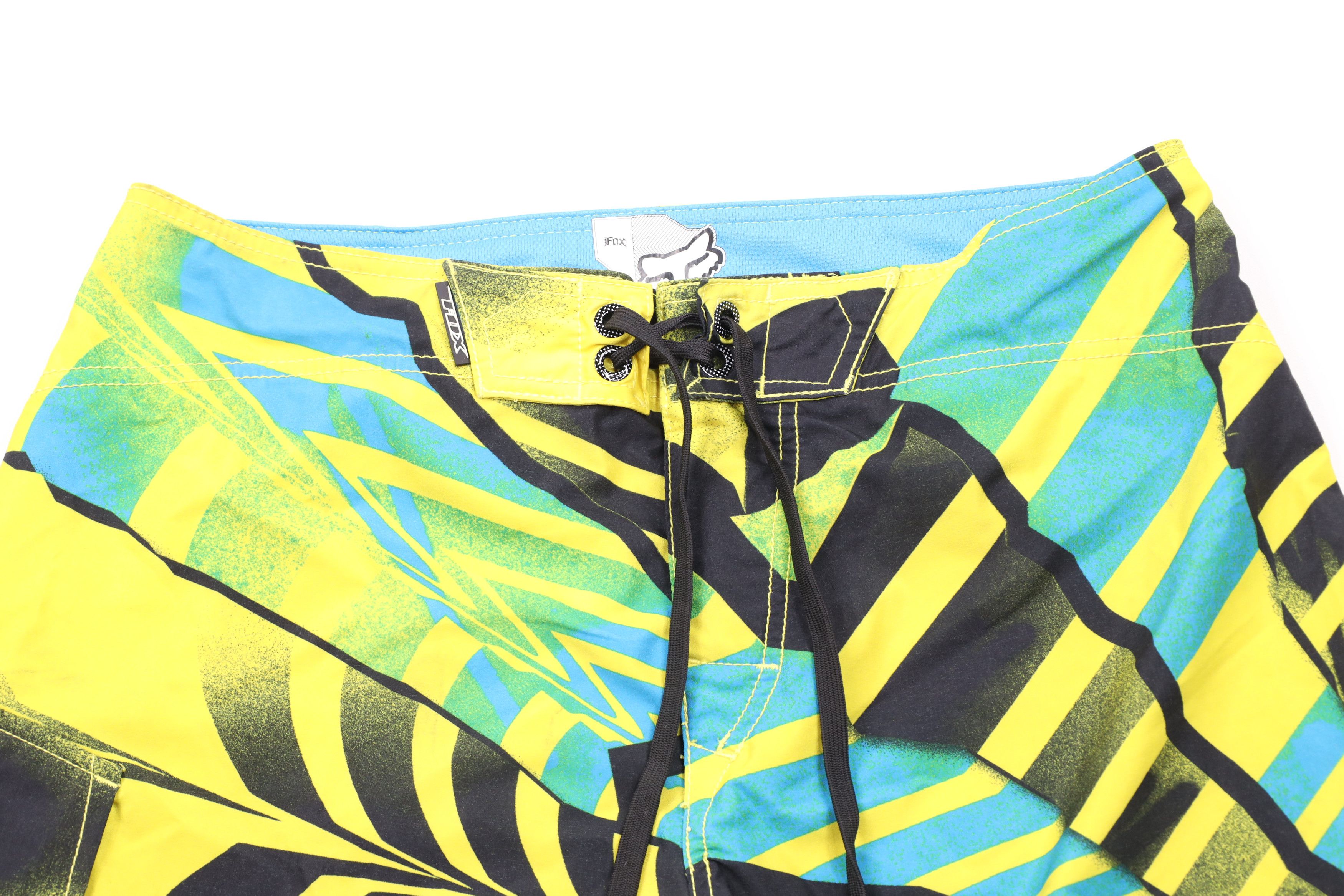 Fox Racing × Vintage Vintage Fox Racing Out Geometric Board Shorts Swim Trunks Size US 33 - 2 Thumbnail