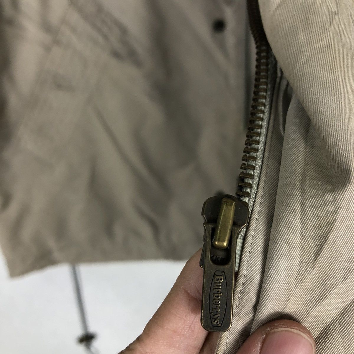Burberry 🔥Vintage Chore Jacket Burberrys Big Logo Size US L / EU 52-54 / 3 - 15 Thumbnail