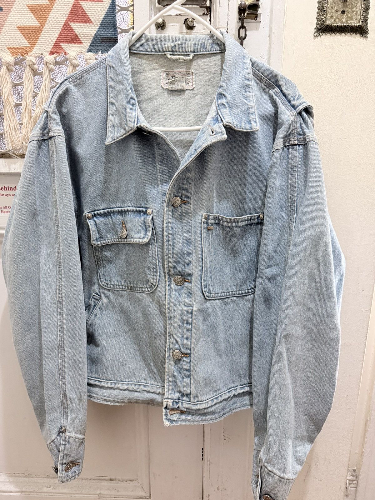 Ralph Lauren RARE Ralph Lauren Vintage Denim Jacket Cropped Size US XL / EU 56 / 4 - 1 Thumbnail