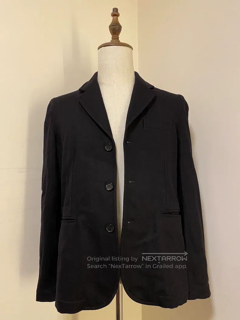 Comme des Garcons Comme Des Garcons Navy Blue Woolen Coat Size S / US 4 / IT 40 - 1 Thumbnail