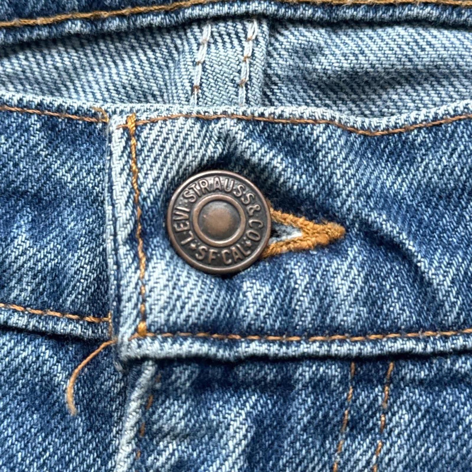 Levi's Levi's 506 Orange Tab 90's Blue Faded Jeans With Wallet Mark Size US 34 / EU 50 - 5 Thumbnail