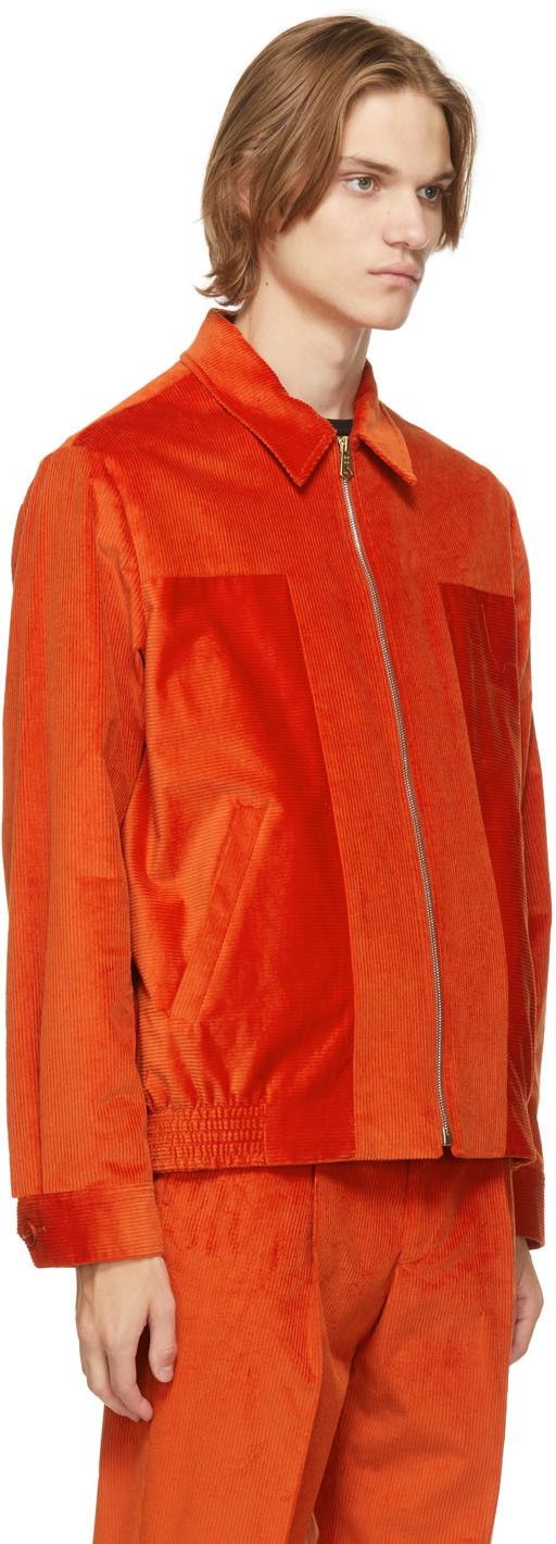 Paul Smith !DS! FW22 Paul Smith Orange Corduroy Pleated Trousers Size US 32 / EU 48 - 3 Thumbnail