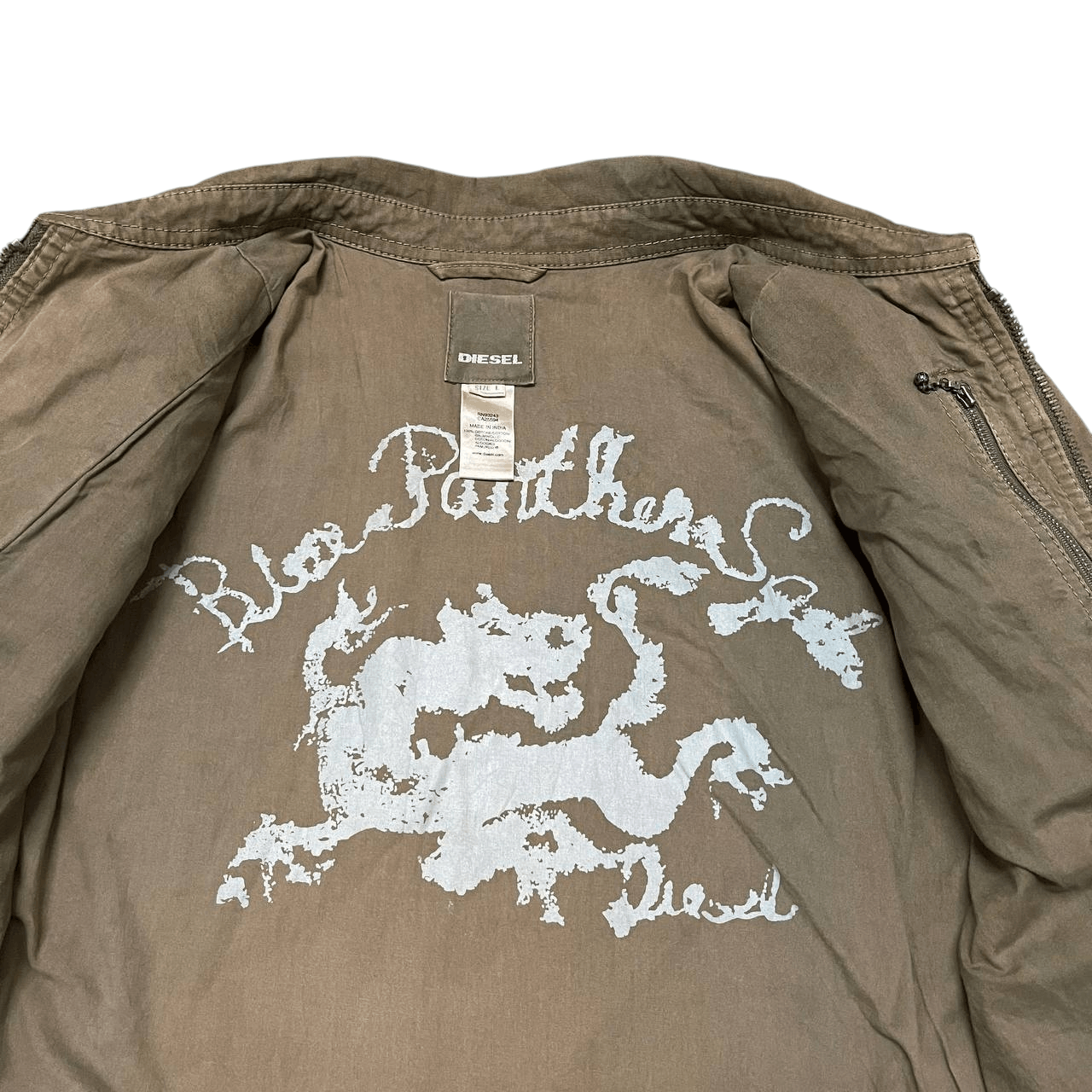 Diesel Vintage Diesel Blue Panthers Bondage Punk Jacket Size US L / EU 52-54 / 3 - 11 Thumbnail