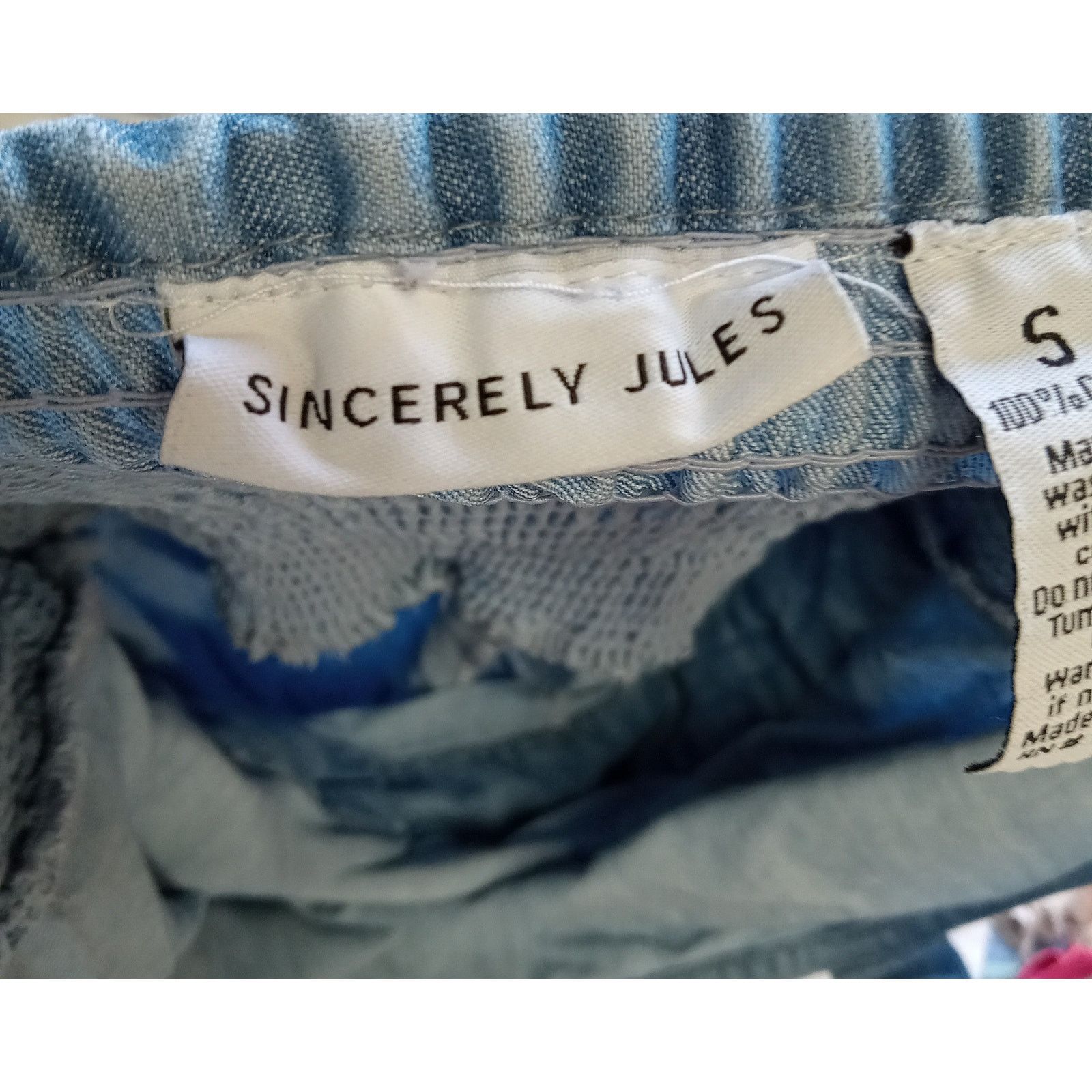 & Other Stories Sincerely Jules Romper Jumper S Women's Wrap Tie Denim Size 27" / US 4 / IT 40 - 5 Thumbnail