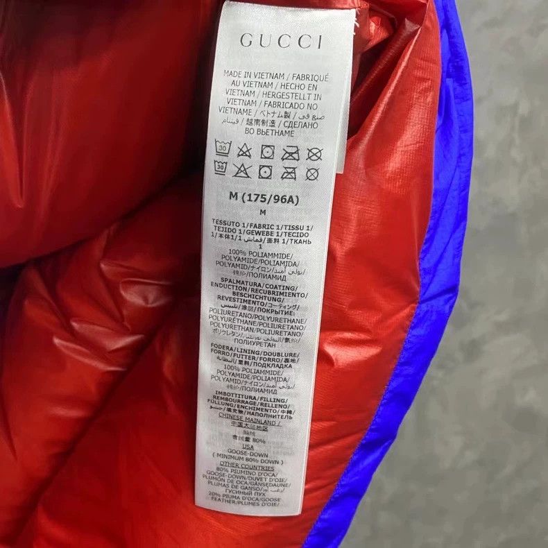 Gucci Gucci The latest blue print pattern logo down vest 2504-Nex Size US M / EU 48-50 / 2 - 5 Thumbnail