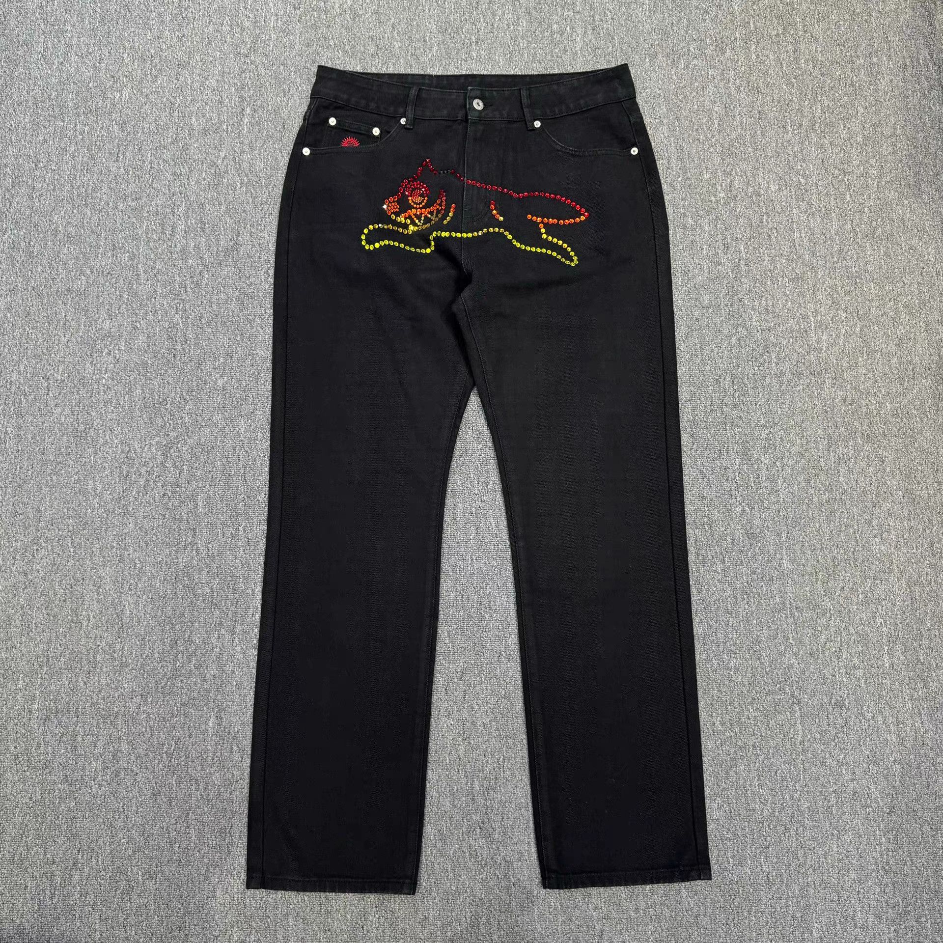 Billionaire Boys Club BBC Diamond Flying Dog Jeans。 Q5 Size US 34 / EU 50 - 1 Thumbnail