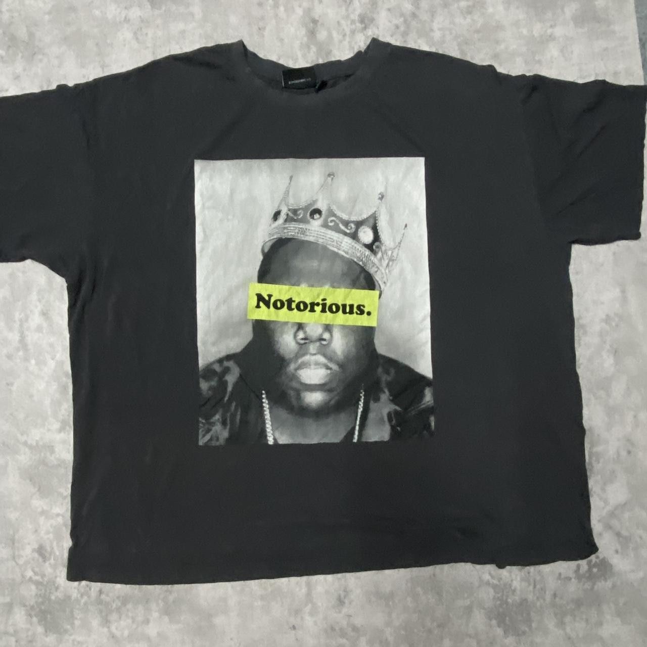 Other Black and yellow Notorious Biggie Smalls graphic tee #hiphop Size US XXL / EU 58 / 5 - 1 Thumbnail