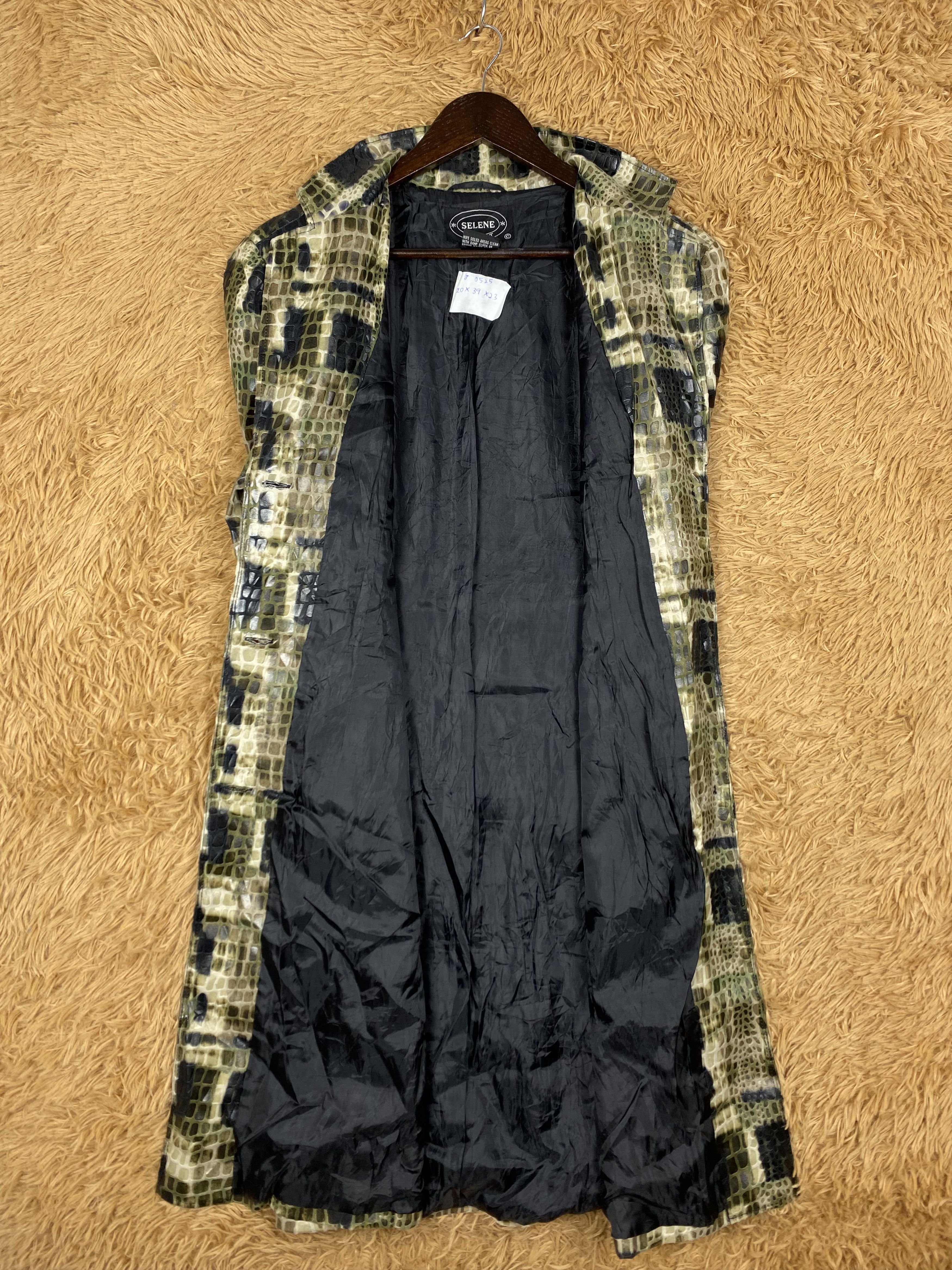 Vintage Vintage Selene Snake Pattern Long Jacket DJ0525 Size US M / EU 48-50 / 2 - 6 Thumbnail