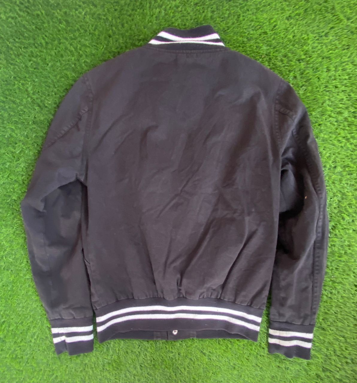 Japanese Brand Denim & Any Oldaarmy Black Varsity Jacket Size US L / EU 52-54 / 3 - 2 Thumbnail