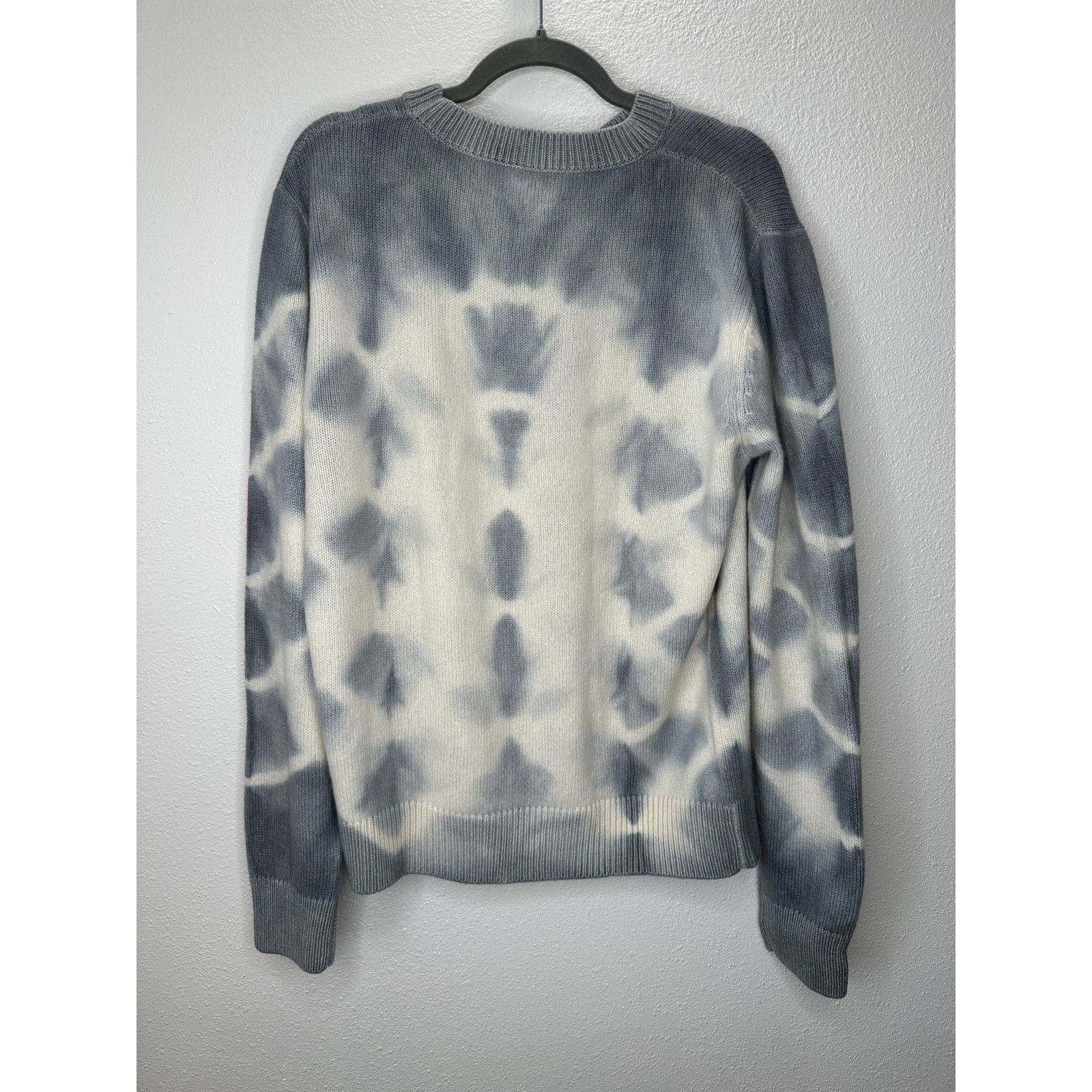 Other The Elder Statesmen Gray Cream Tie-Dyed Cashmere Sweater M Size US M / EU 48-50 / 2 - 9 Thumbnail