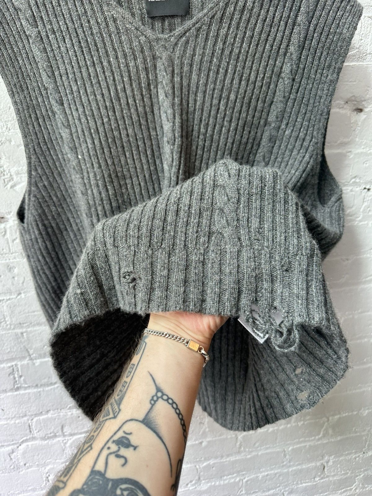 Enfants Riches Deprimes Cashmere ERD Knit Vest Size US XL / EU 56 / 4 - 3 Thumbnail