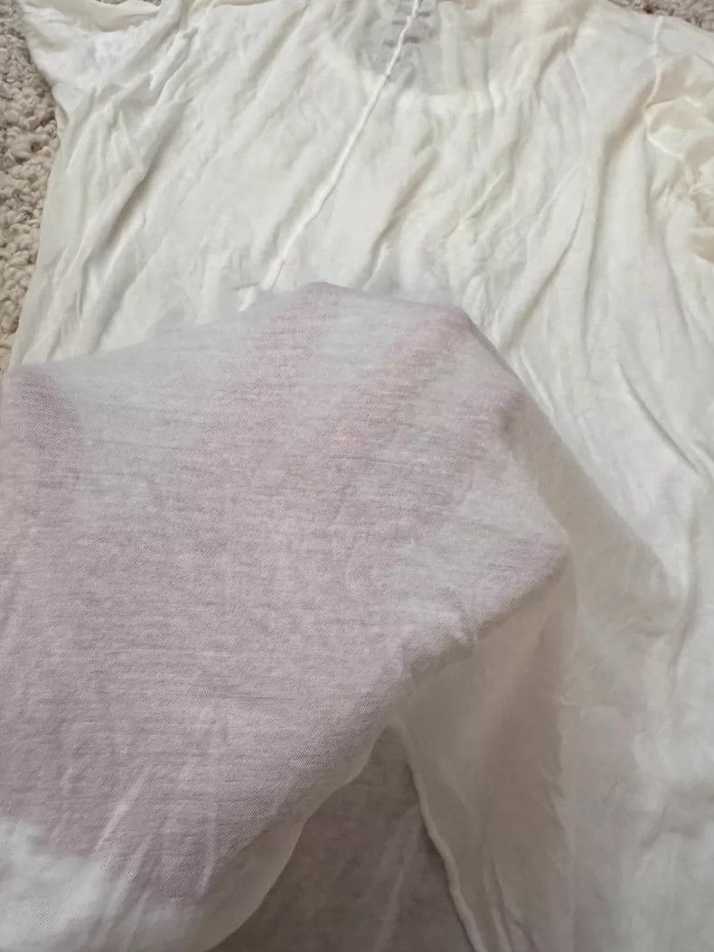 Rick Owens rick owens white short sleeves Size US XL / EU 56 / 4 - 2 Thumbnail