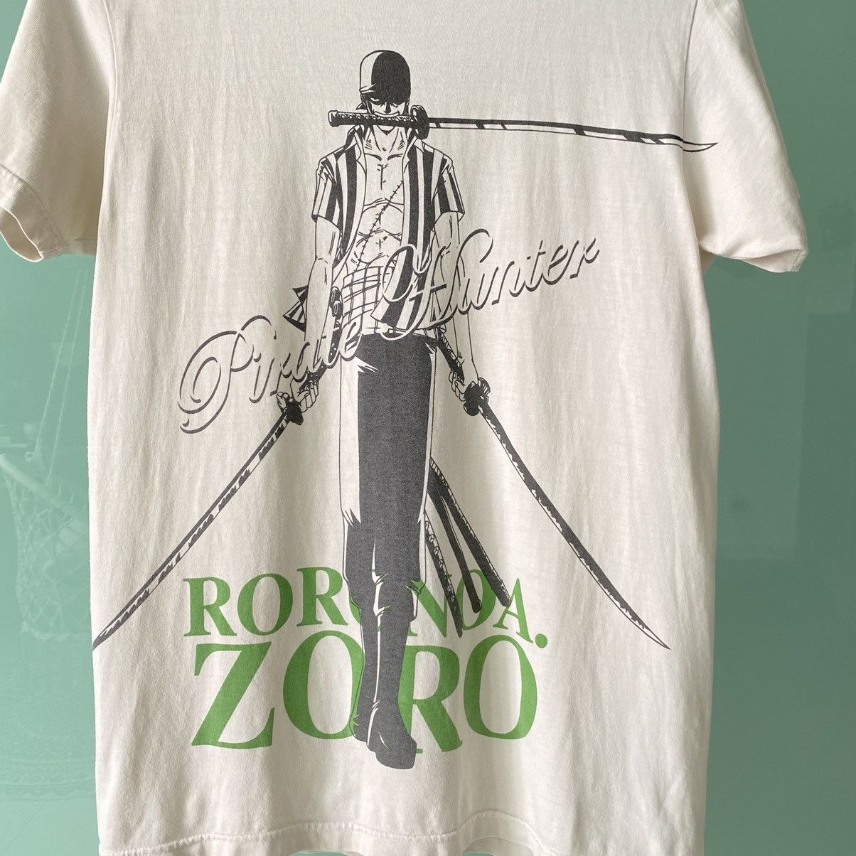 One Piece Thrashed Vintage Y2K Roronoa Zoro One Piece ERD GRUNGE TEE Size US M / EU 48-50 / 2 - 2 Thumbnail