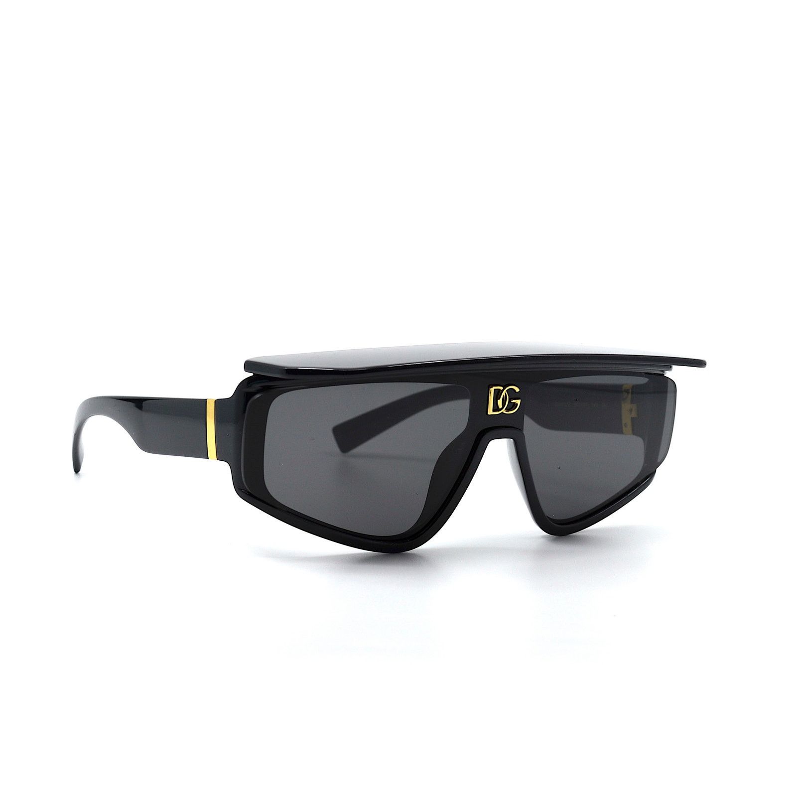 NEW DOLCE&GABBANA DG6177 501/87 BLACK DARK GREY SUNGLASSES