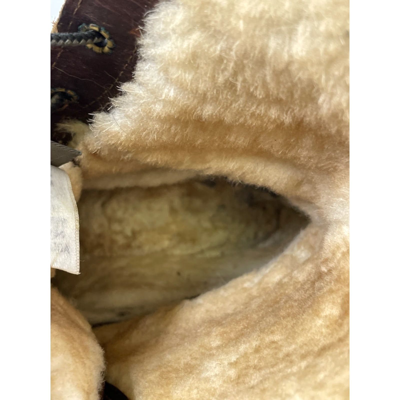 Vintage L.L. Bean Boots 10” Shearling-Lined Duck Brown on Brown 297247 Women's US 7M Shoe Boots Waterproof Snow Boot Mid-Calf Leather Brown Logo Size US 7 / IT 37 - 6 Thumbnail