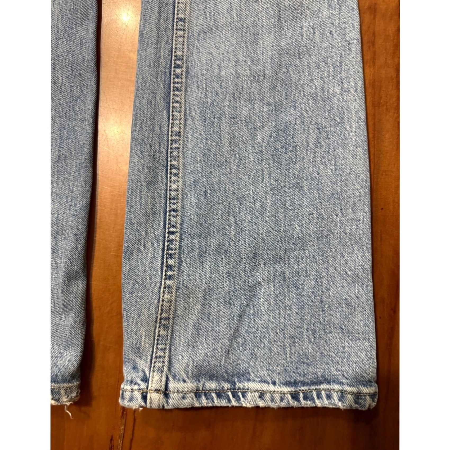 Rails Rails Women's Jeans The Sunset High Rise Flare Slim Denim Cotton 27 Blue 90s Size 27" / US 4 / IT 40 - 3 Thumbnail