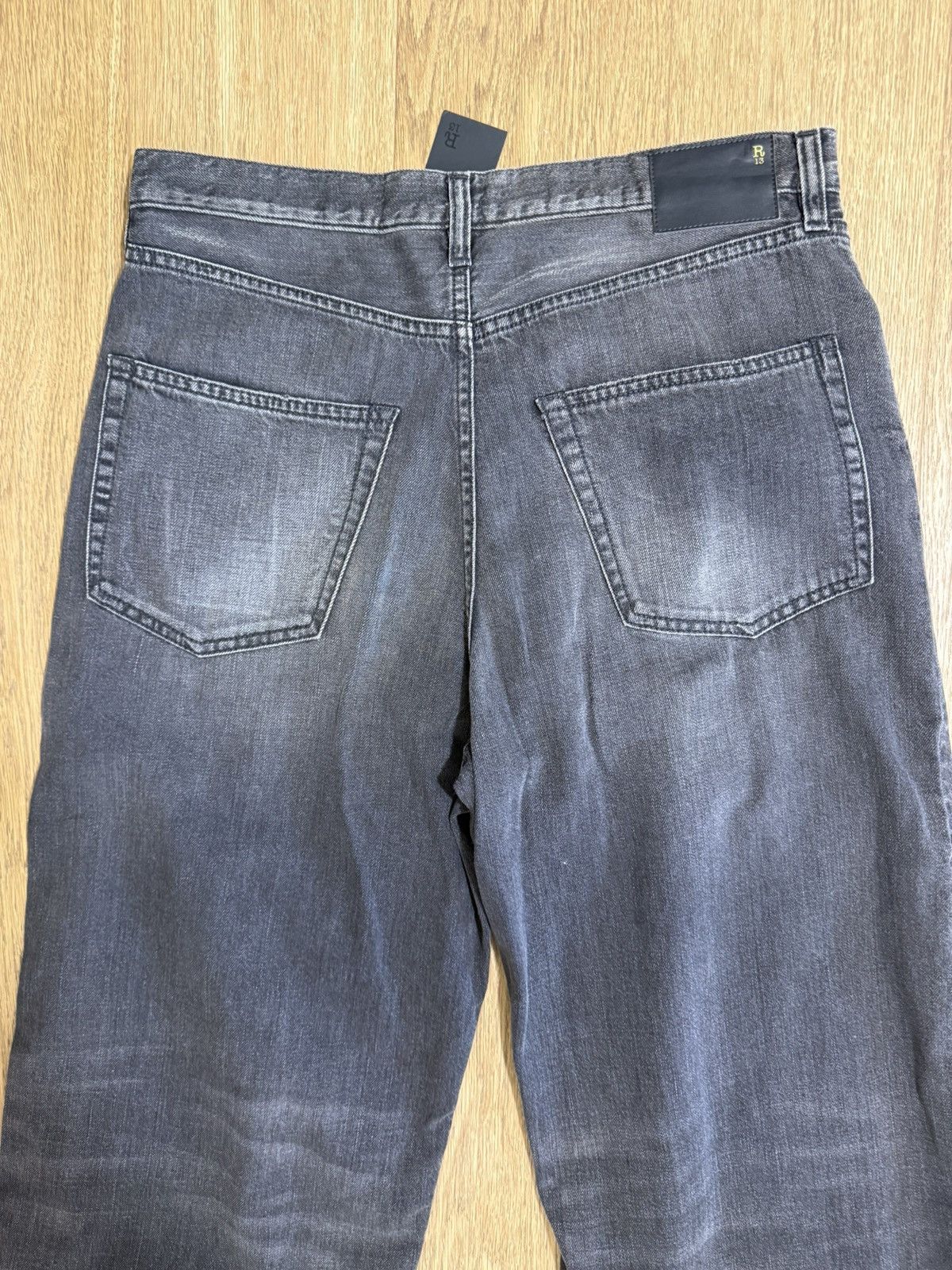 R13 R13 D’ARCY LOOSE JEANS ELLERY BLACK Size 27" / US 4 / IT 40 - 8 Thumbnail