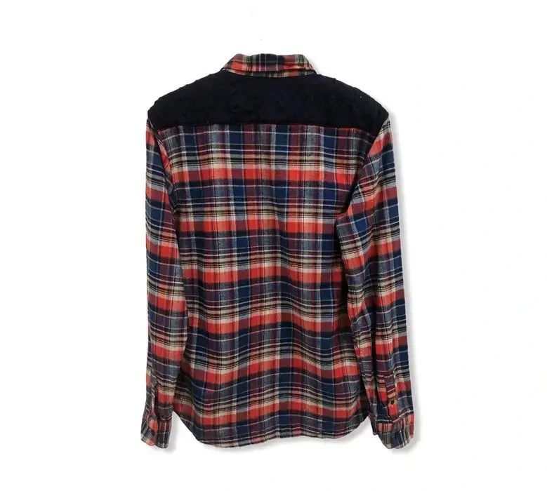 Flannel Japanese Brand Shaggy Plaid Tartan Flannel Shirt 👕 Size US S / EU 44-46 / 1 - 4 Thumbnail