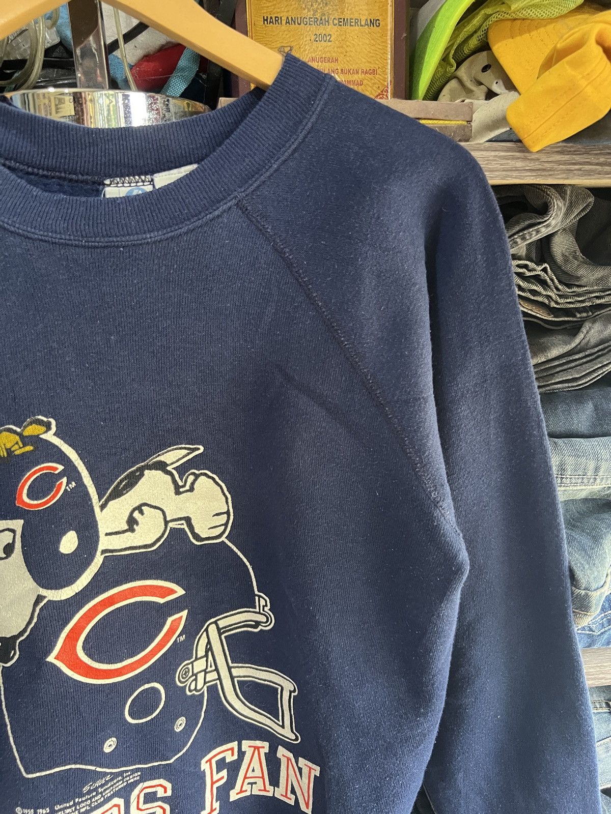 Peanuts 🔥Very Rare Vintage 60s Bears Fan NFL Crewneck Sweatshirt Size US S / EU 44-46 / 1 - 7 Thumbnail