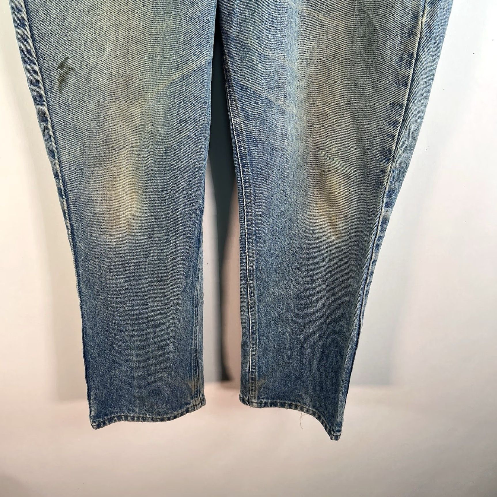 Carhartt VINTAGE Carhartt Distressed Denim Jeans 36x30 Mid Rise Straight Fit Blue 90s Mens Size US 36 / EU 52 - 4 Thumbnail