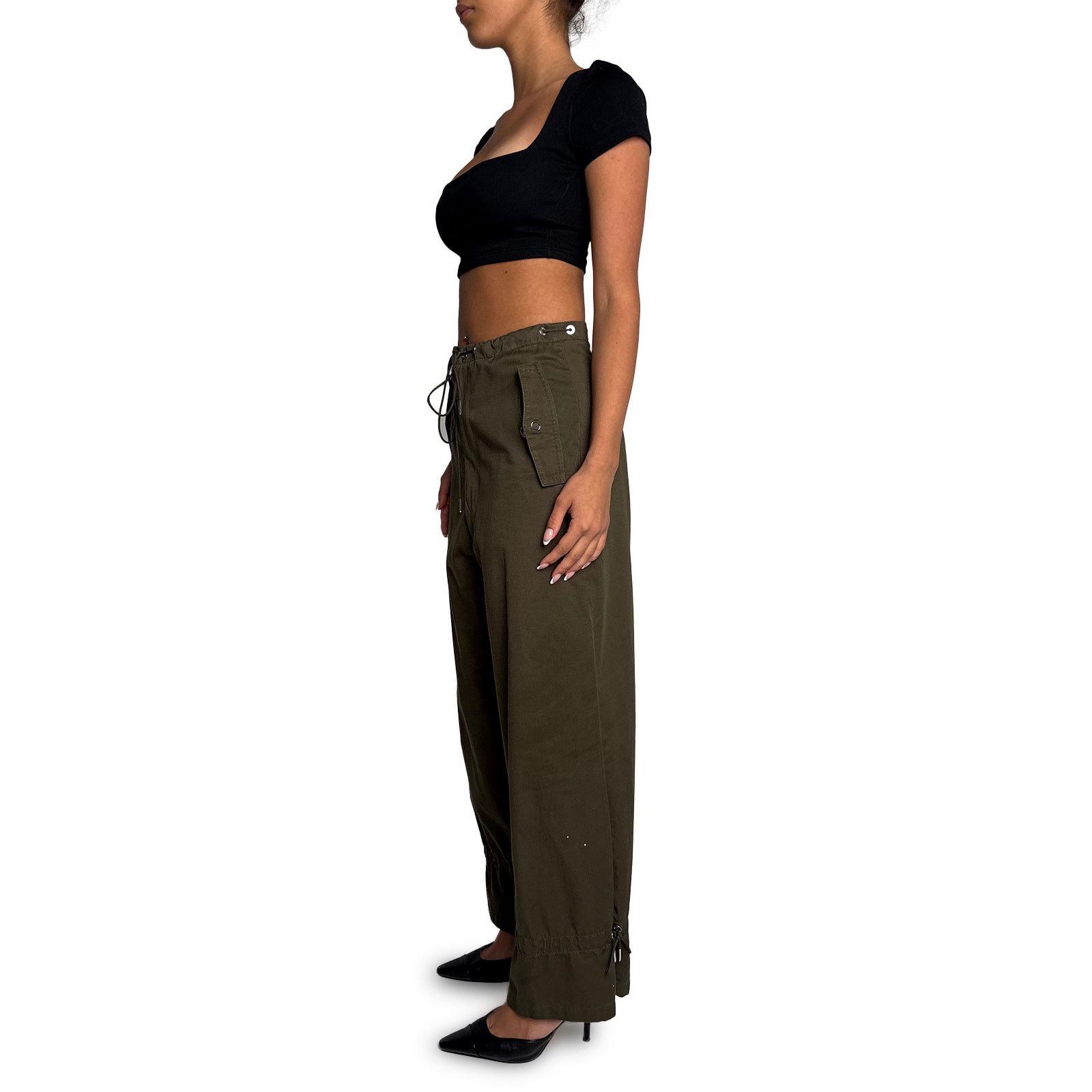 Dion Lee Green Cargo Pants Size 25" / US 0 / IT 36 - 5 Thumbnail