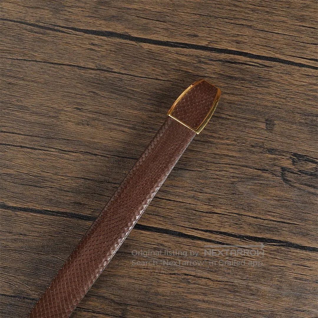 Zilli ZILLI Genuine Leather Waist Belt 115cm. Size ONE SIZE - 4 Thumbnail