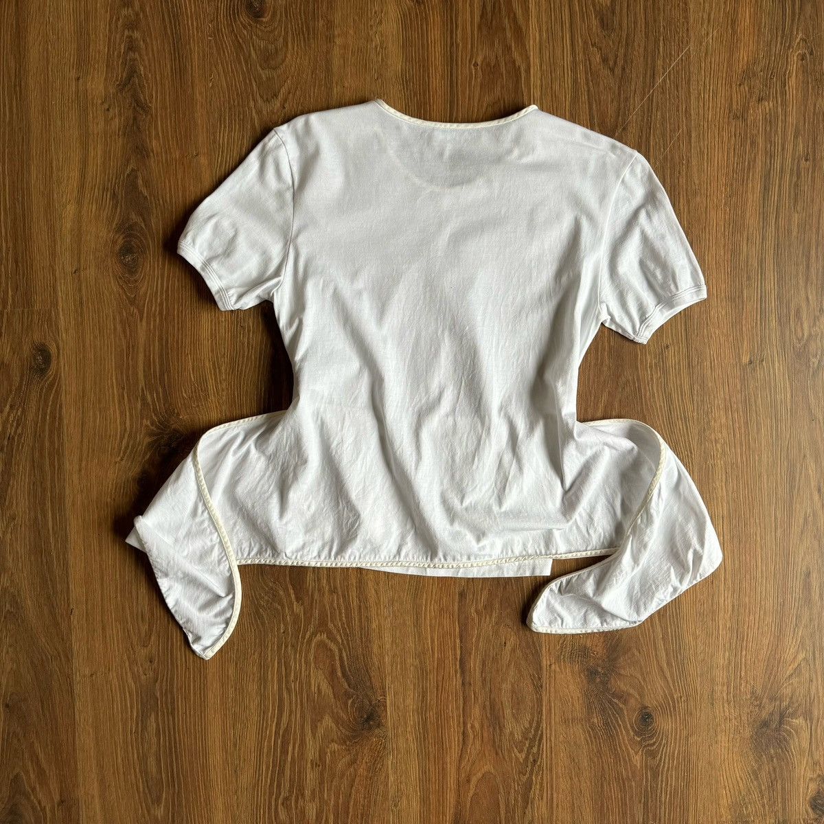 Dolce & Gabbana Dolce&Gabbana Women’s Cotton Silk T Shirt White Size:36 Size XS / US 0-2 / IT 36-38 - 3 Thumbnail