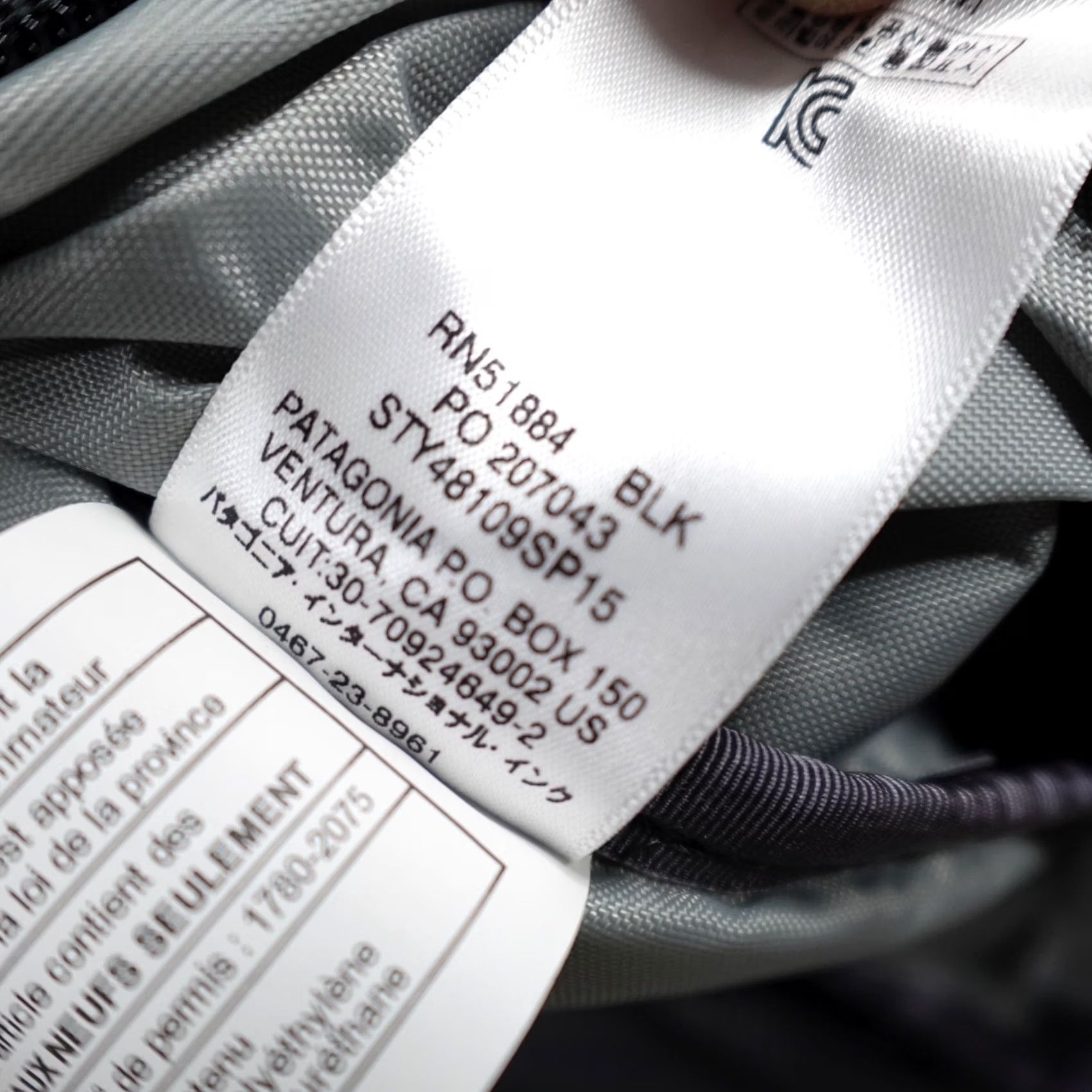 Patagonia Patagonia Bag Medium Black Transport MLC 45L Embroidered Invidia Size ONE SIZE - 6 Thumbnail